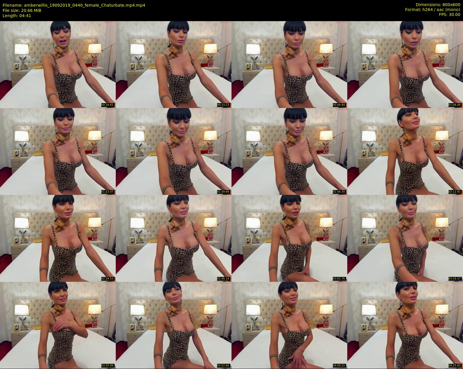 amberwillis — 5 minute Chaturbate female cam show recording, 480p, Sep 19, 2019