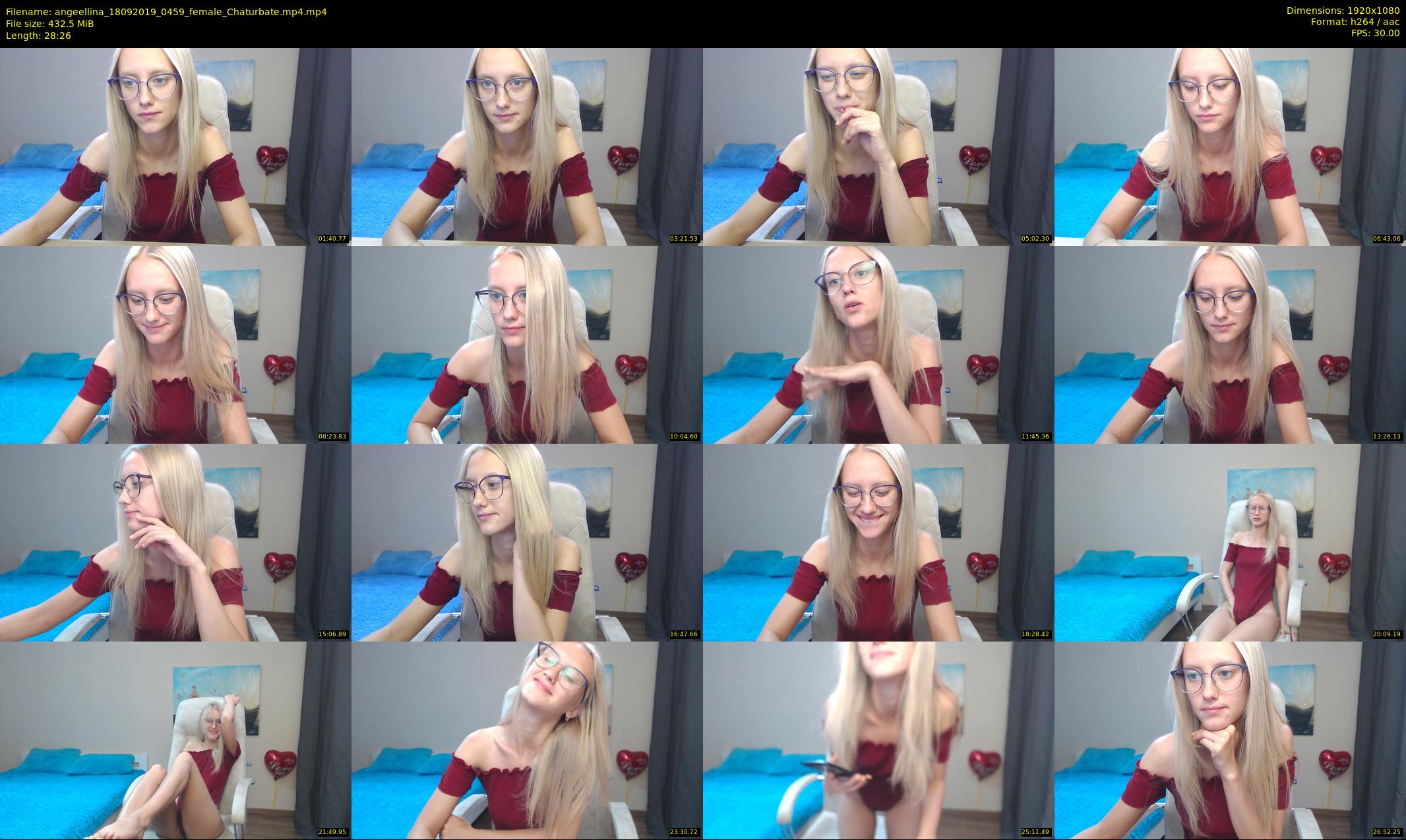 angeellina — 29 minute Chaturbate female cam show recording, 1080p, Sep 18, 2019