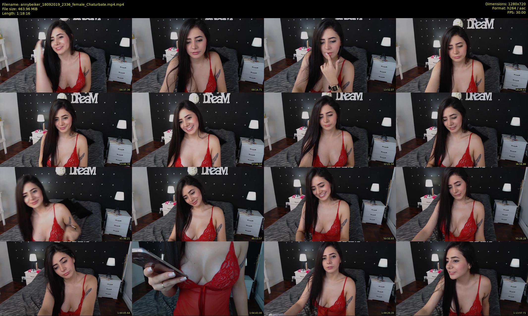 annybeiker — 79 minute Chaturbate female cam show recording, 720p, Sep 18, 2019