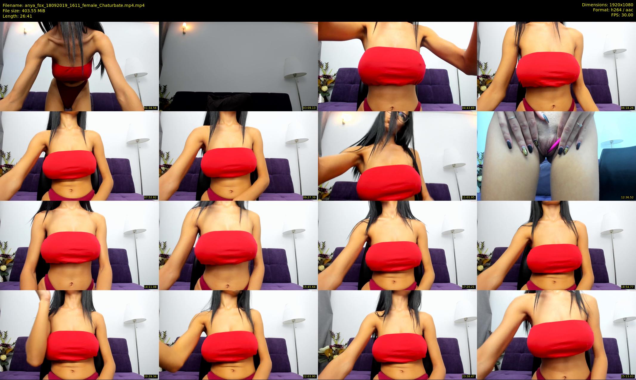 anya_fox — 27 minute Chaturbate female cam show recording, 1080p, Sep 18, 2019