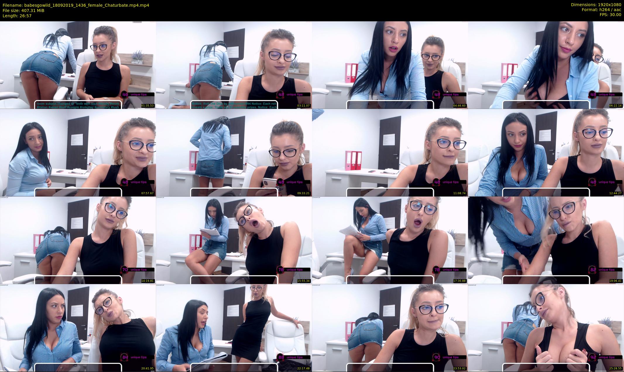 babesgowild — 27 minute Chaturbate couple cam show recording, 1080p, Sep 18, 2019
