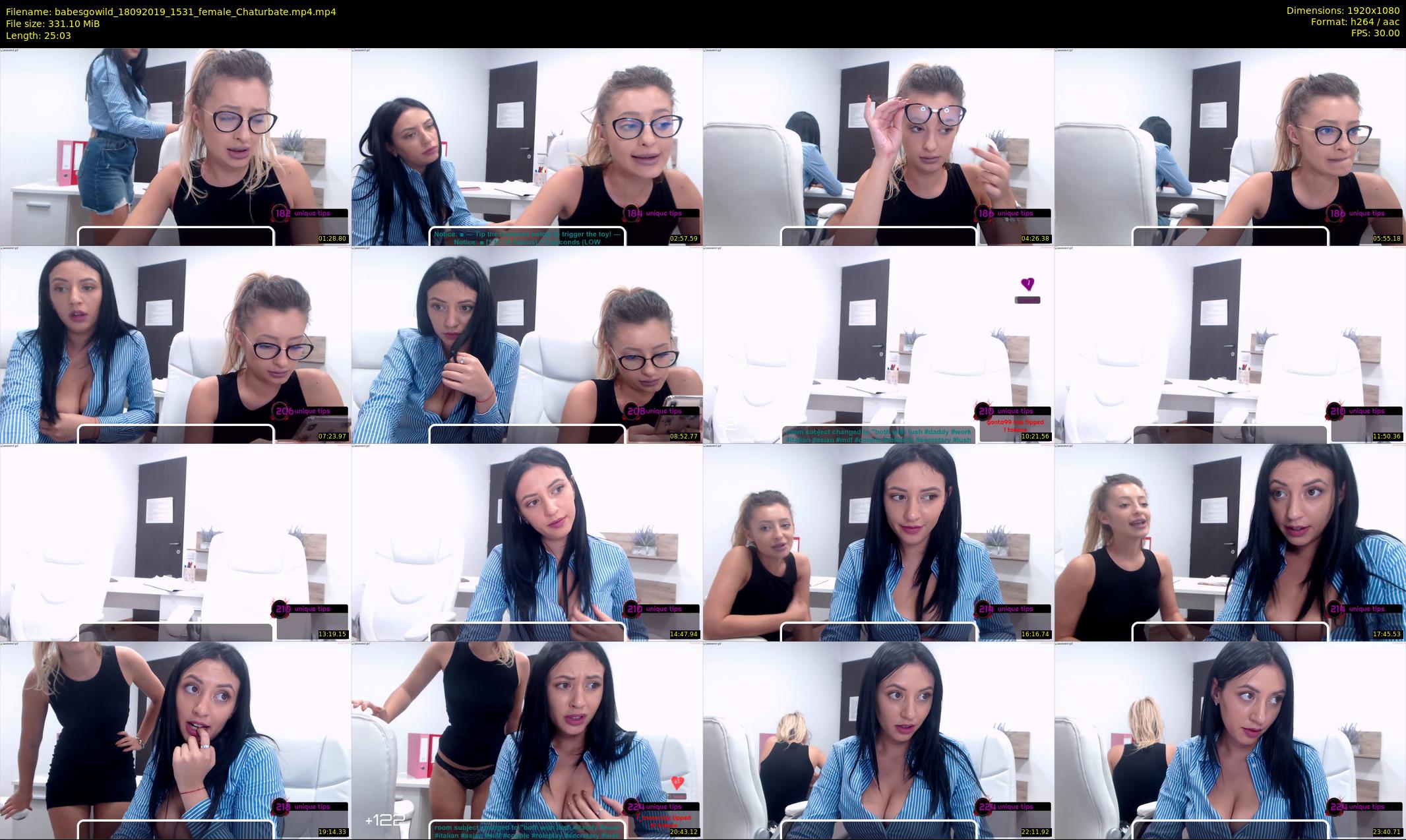 babesgowild — 26 minute Chaturbate couple cam show recording, 1080p, Sep 18, 2019