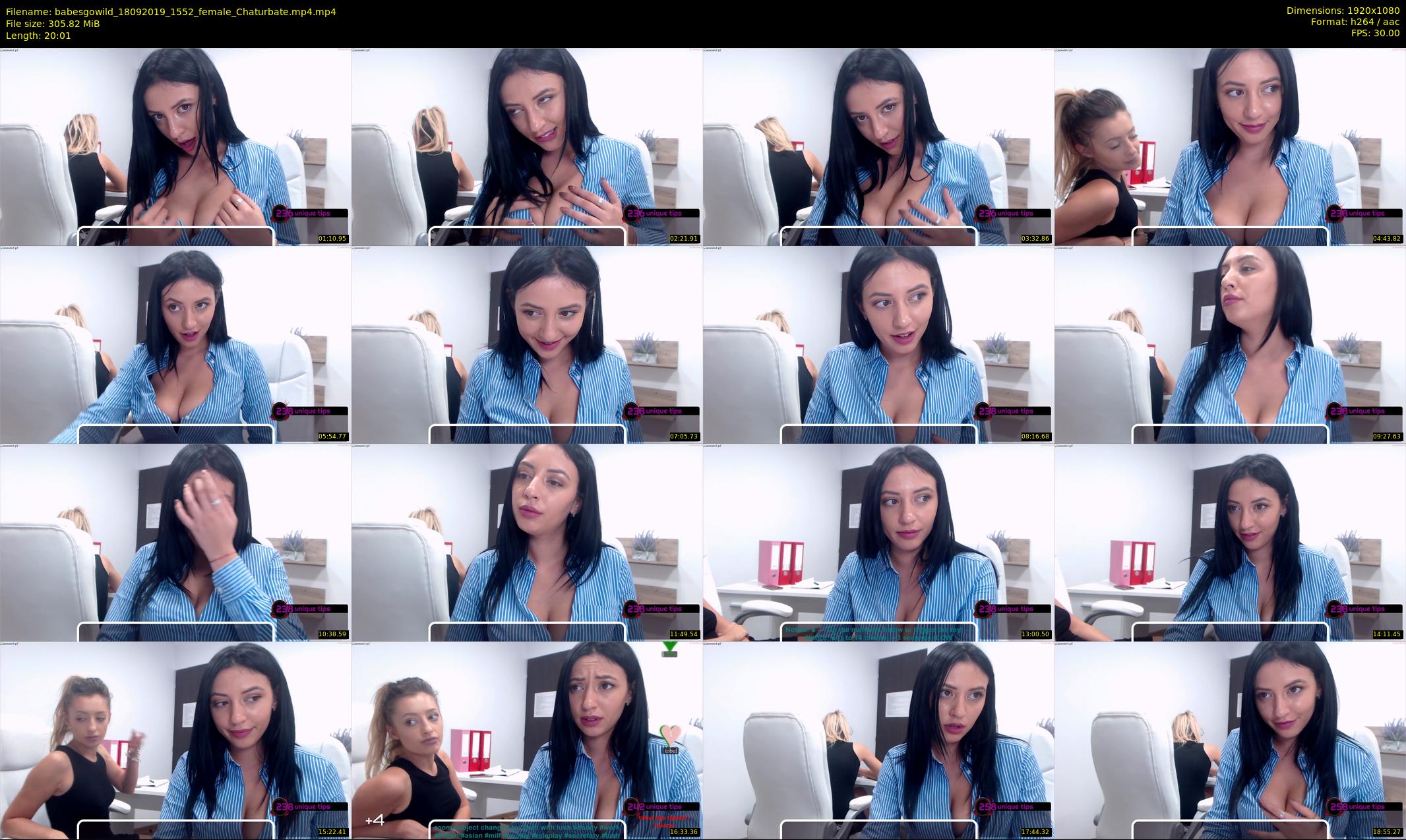 babesgowild — 21 minute Chaturbate couple cam show recording, 1080p, Sep 18, 2019