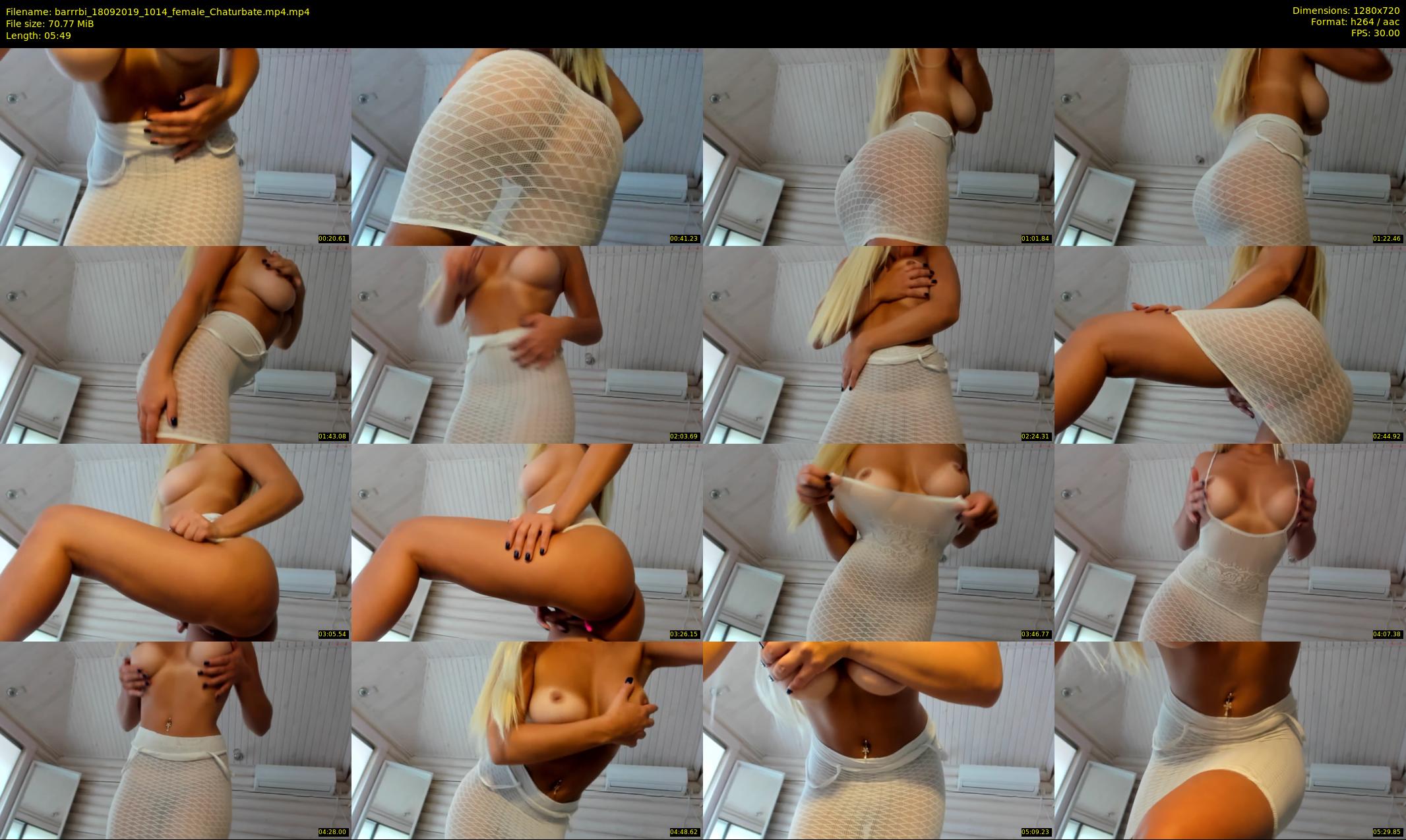 barrrbi — 6 minute Chaturbate female cam show recording, 720p, Sep 18, 2019