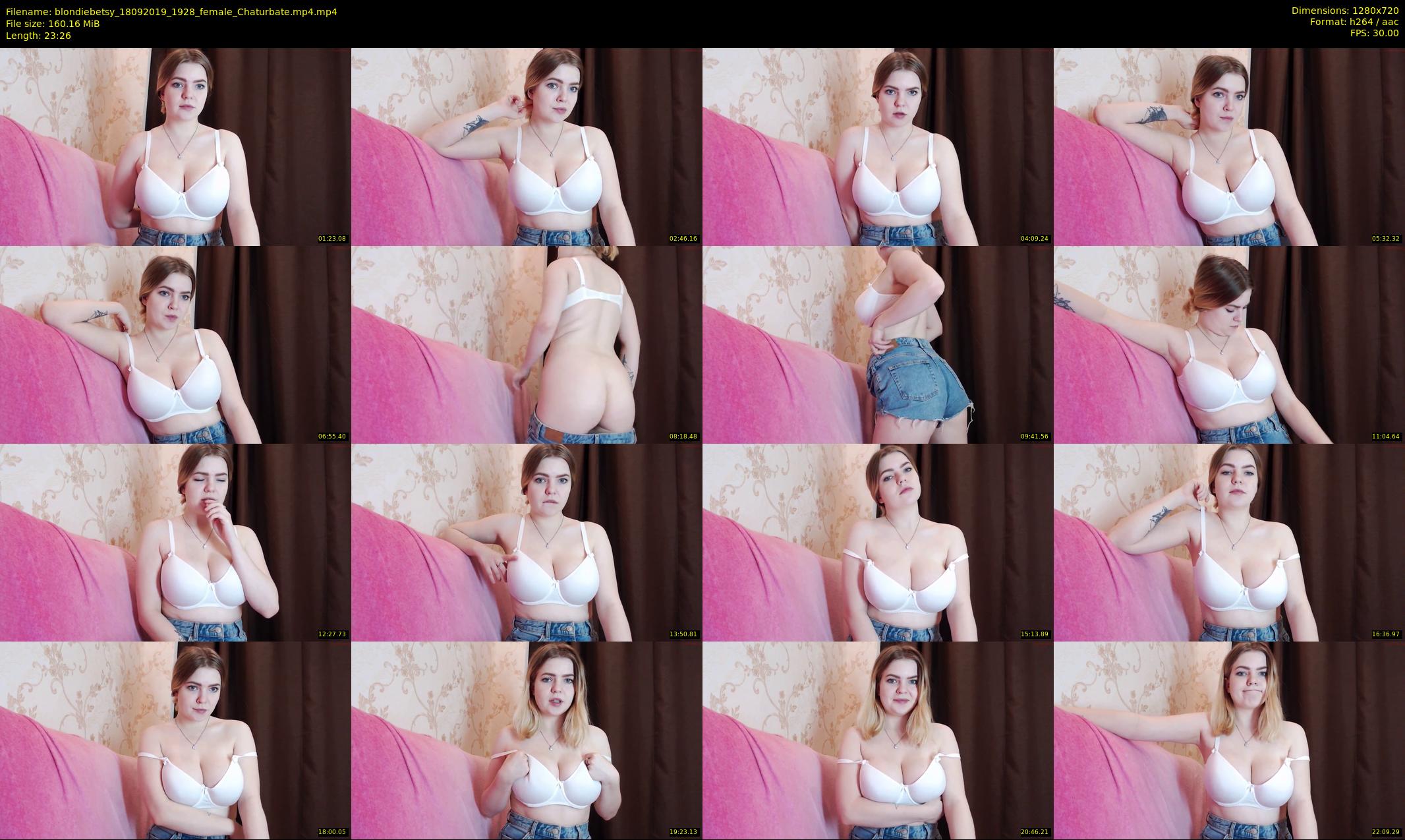blondiebetsy — 24 minute Chaturbate female cam show recording, 720p, Sep 18, 2019