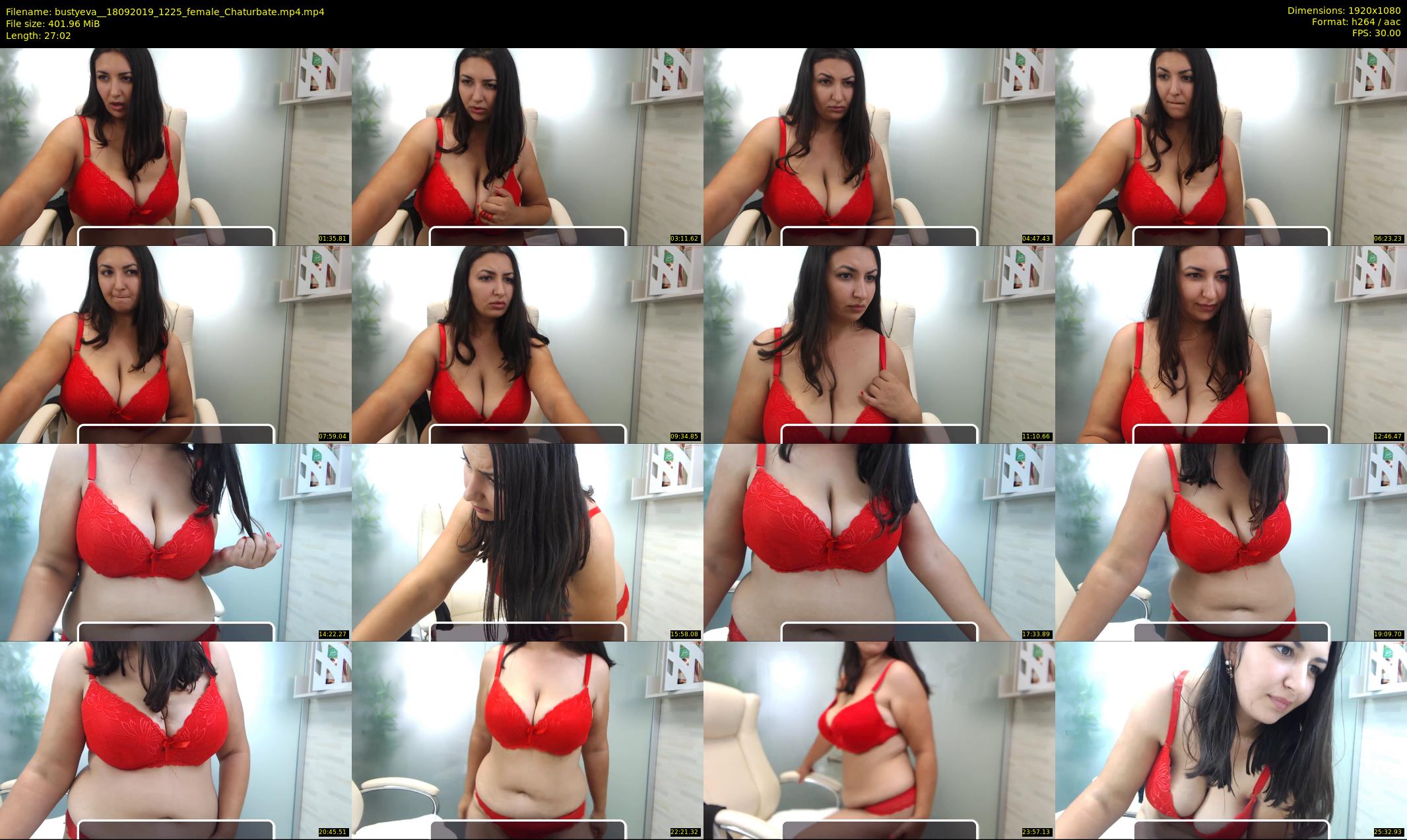 bustyeva_ — 28 minute Chaturbate female cam show recording, 1080p, Sep 18, 2019