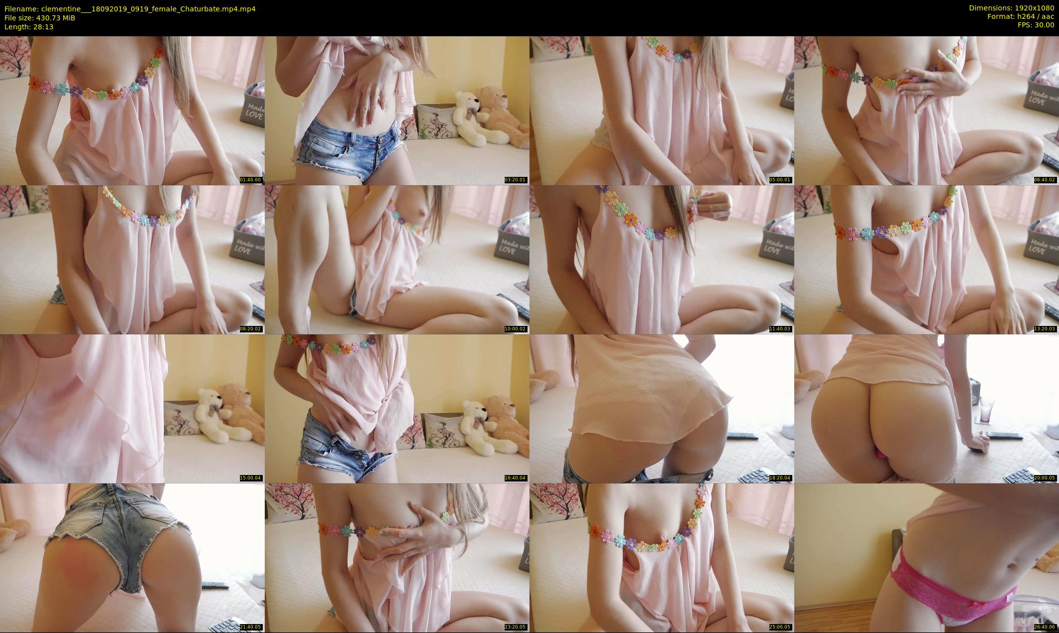 clementine__ — 29 minute Chaturbate female cam show recording, 1080p, Sep 18, 2019