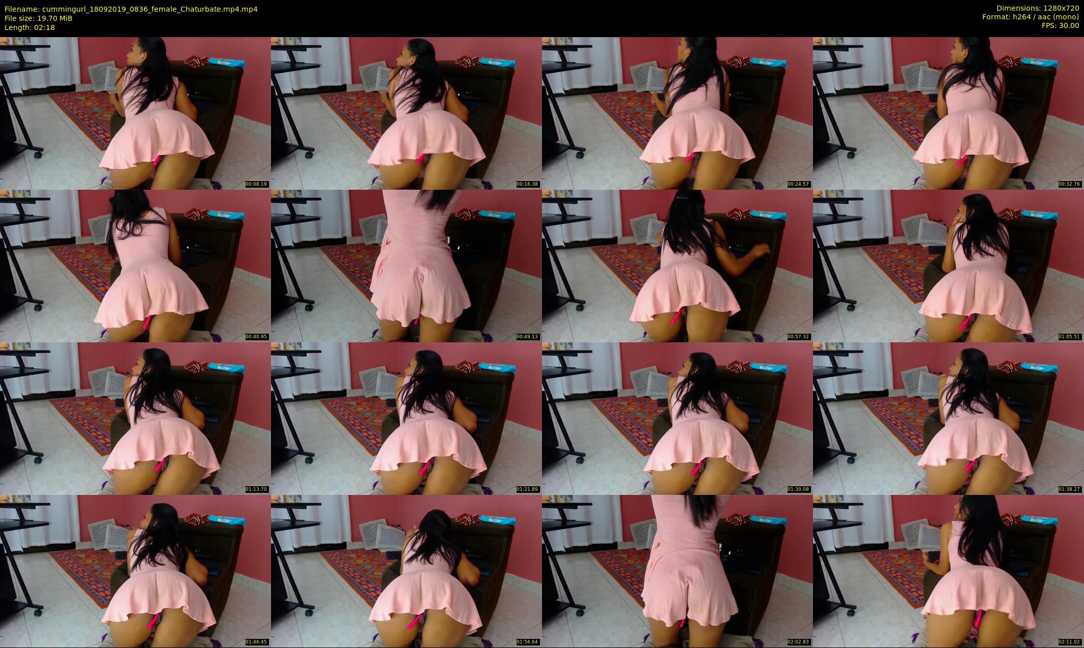 cummingurl — 3 minute Chaturbate couple cam show recording, 720p, Sep 18, 2019