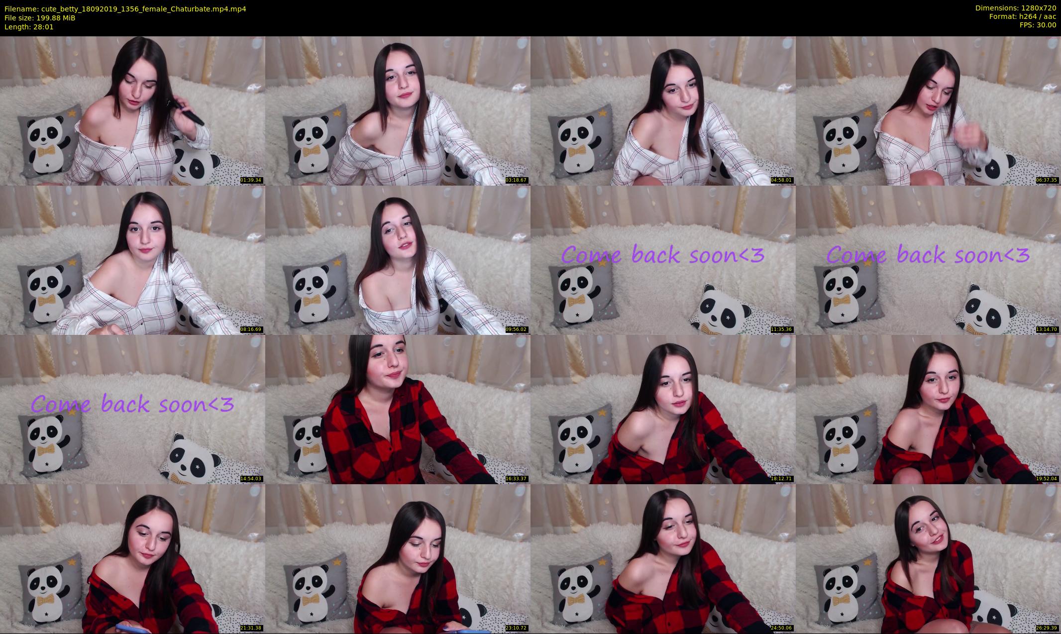 cute_betty — 29 minute Chaturbate female cam show recording, 720p, Sep 18, 2019