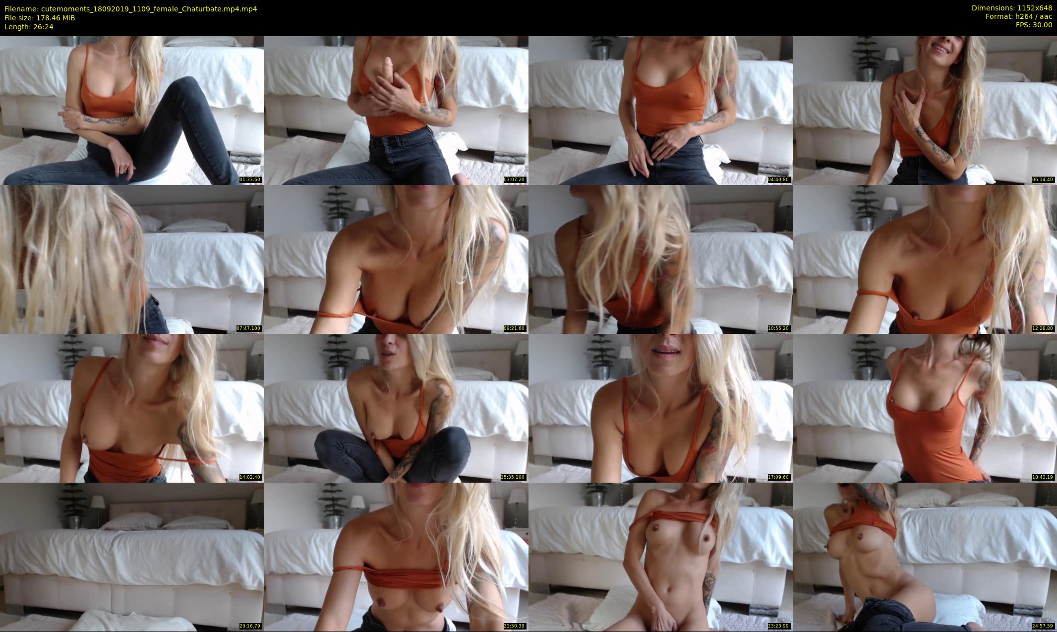 cutemoments — 27 minute Chaturbate female cam show recording, 480p, Sep 18, 2019