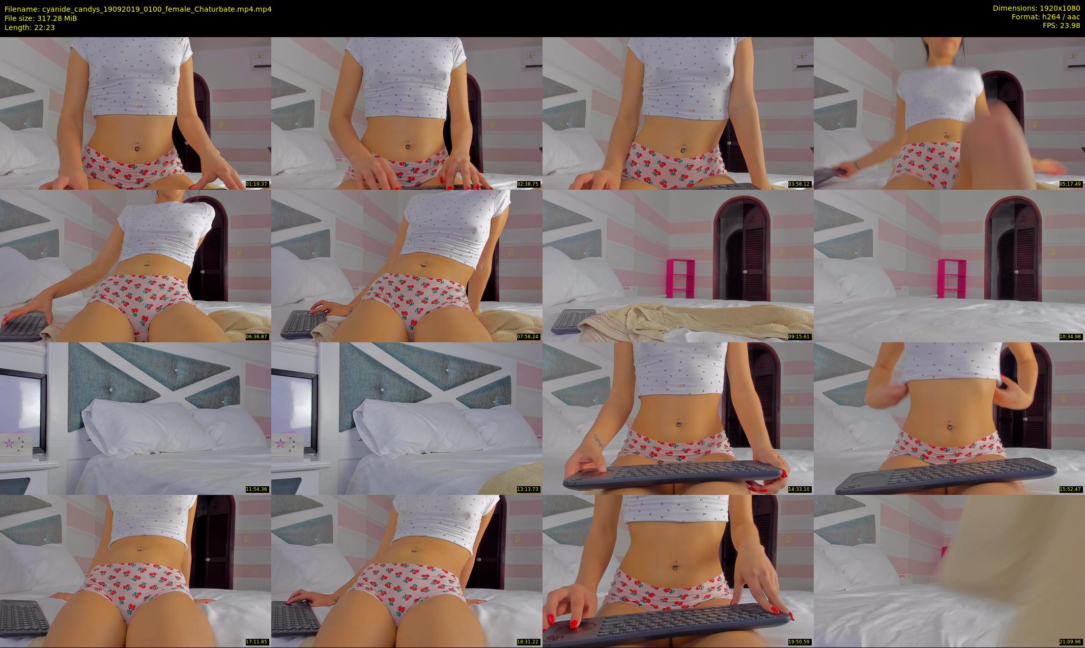 cyanide_candys — 23 minute Chaturbate female cam show recording, 1080p, Sep 19, 2019