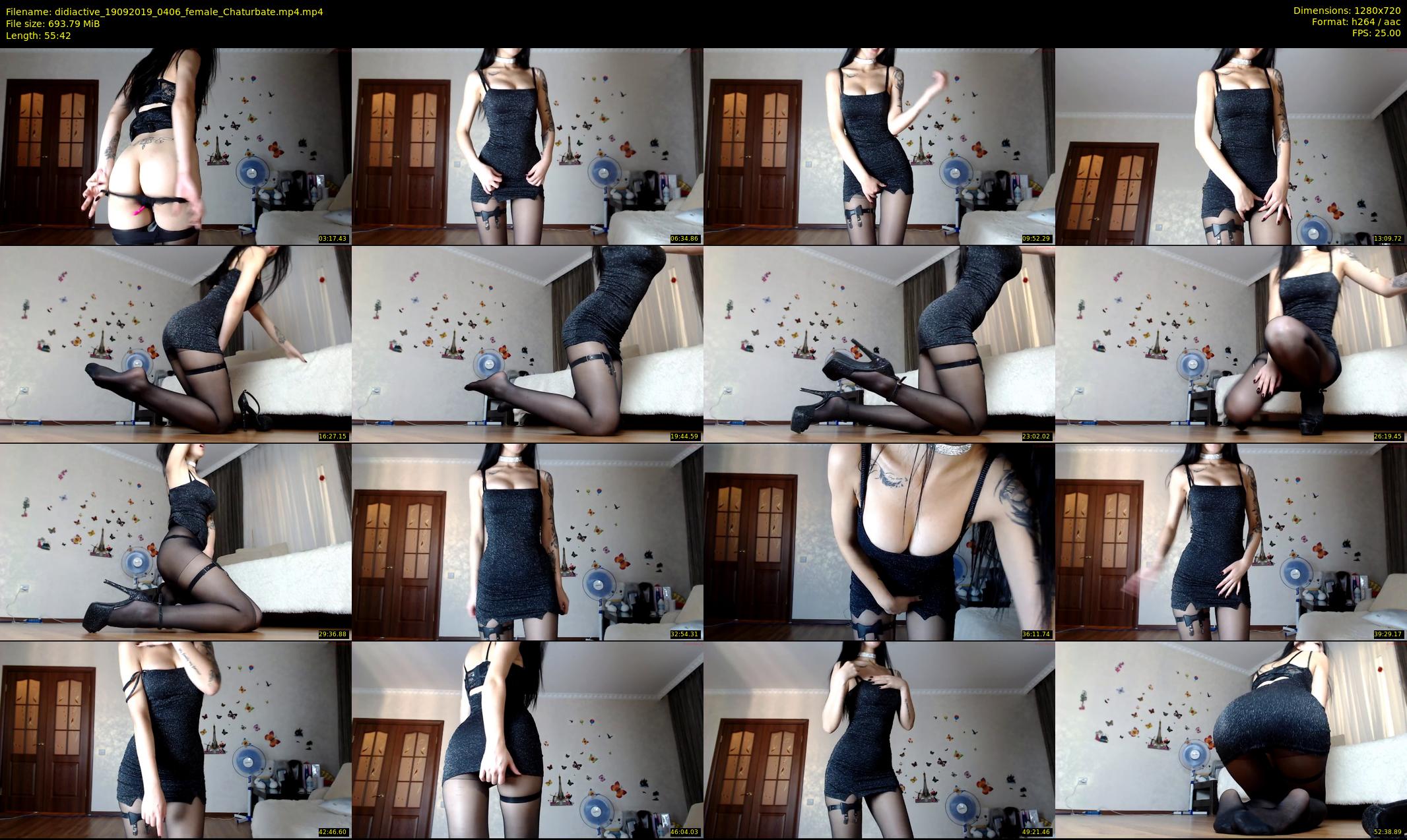 didiactive — 56 minute Chaturbate female cam show recording, 720p, Sep 19, 2019