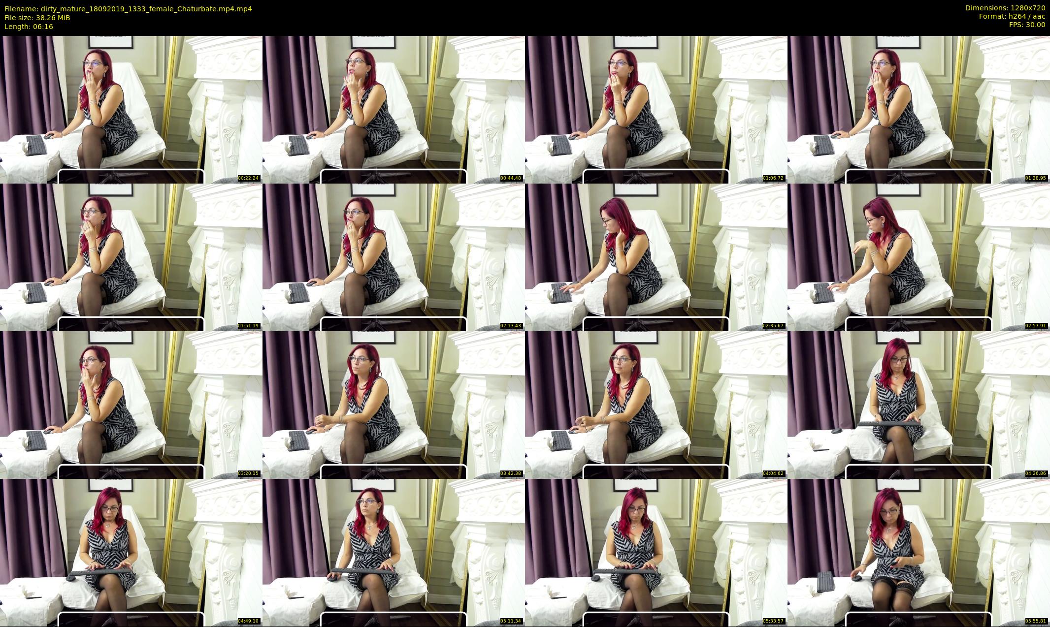 dirty_mature — 7 minute Chaturbate female cam show recording, 720p, Sep 18, 2019