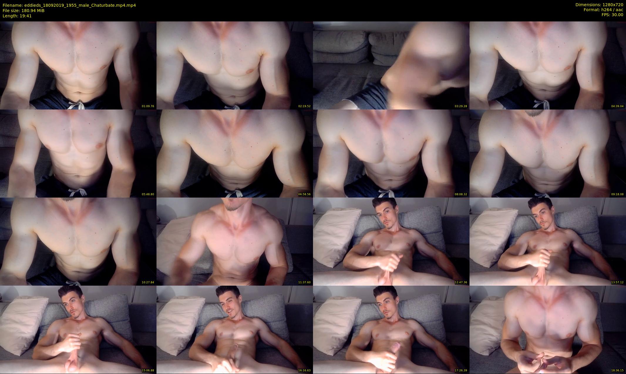 eddieds — 20 minute Chaturbate male cam show recording, 720p, Sep 18, 2019
