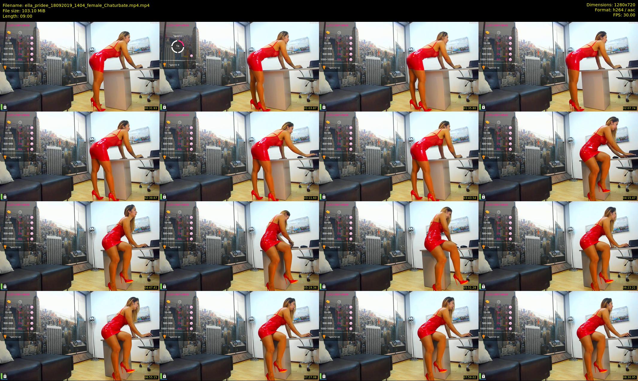 ella_pridee — 9 minute Chaturbate female cam show recording, 720p, Sep 18, 2019