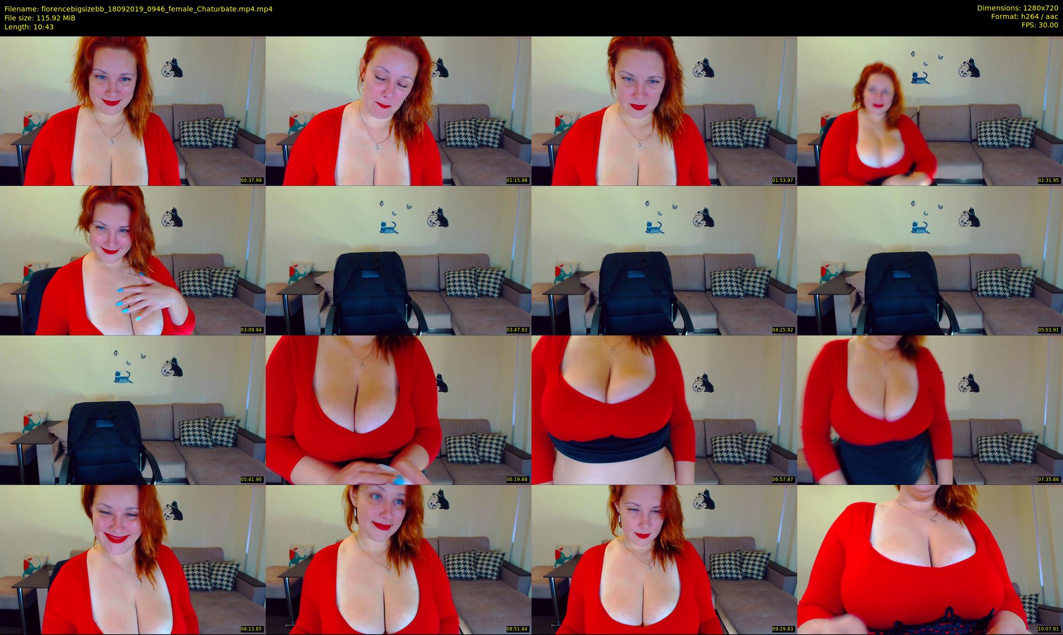 florencebigsizebb — 11 minute Chaturbate female cam show recording, 720p, Sep 18, 2019
