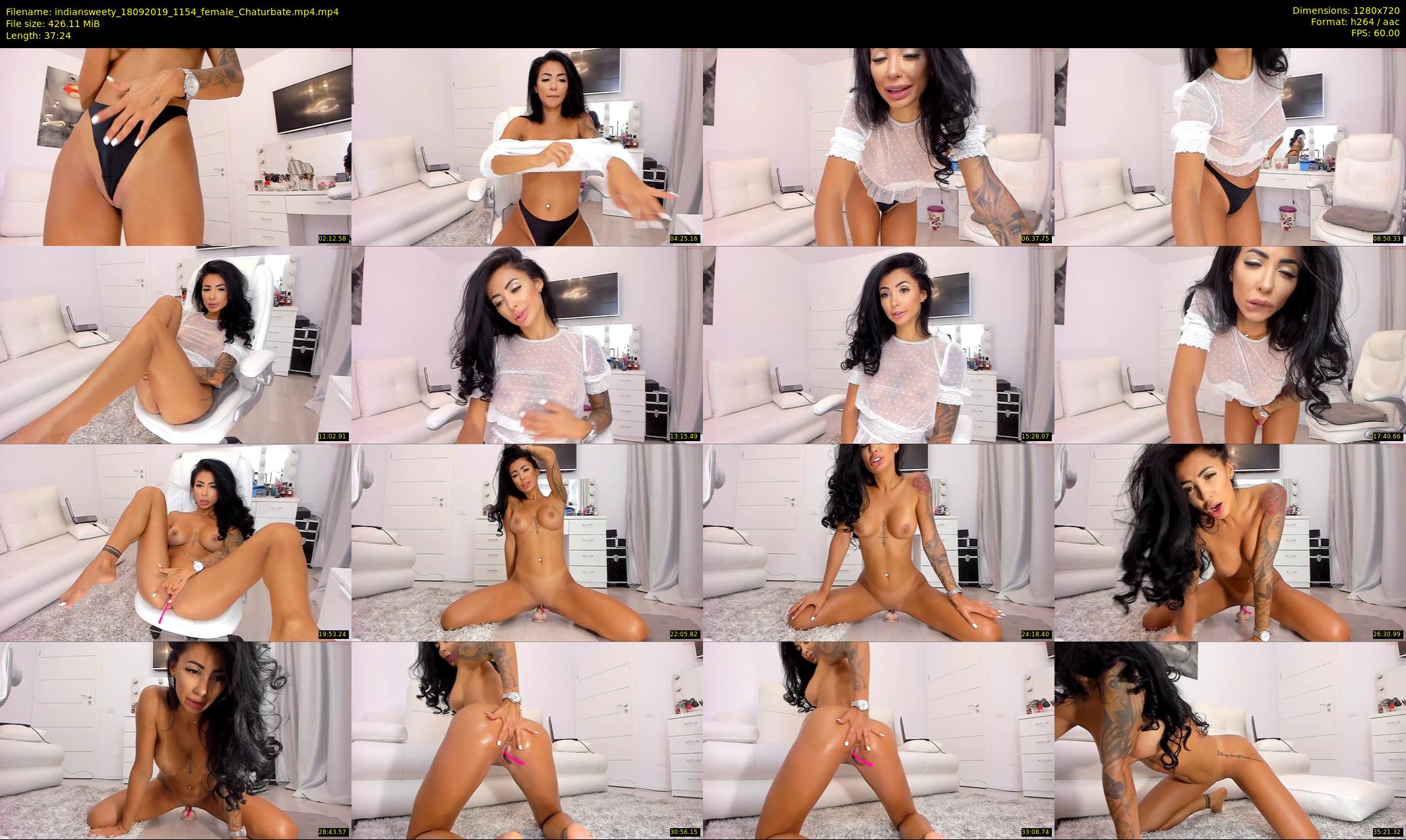 indiansweety — 38 minute Chaturbate female cam show recording, 720p, Sep 18, 2019
