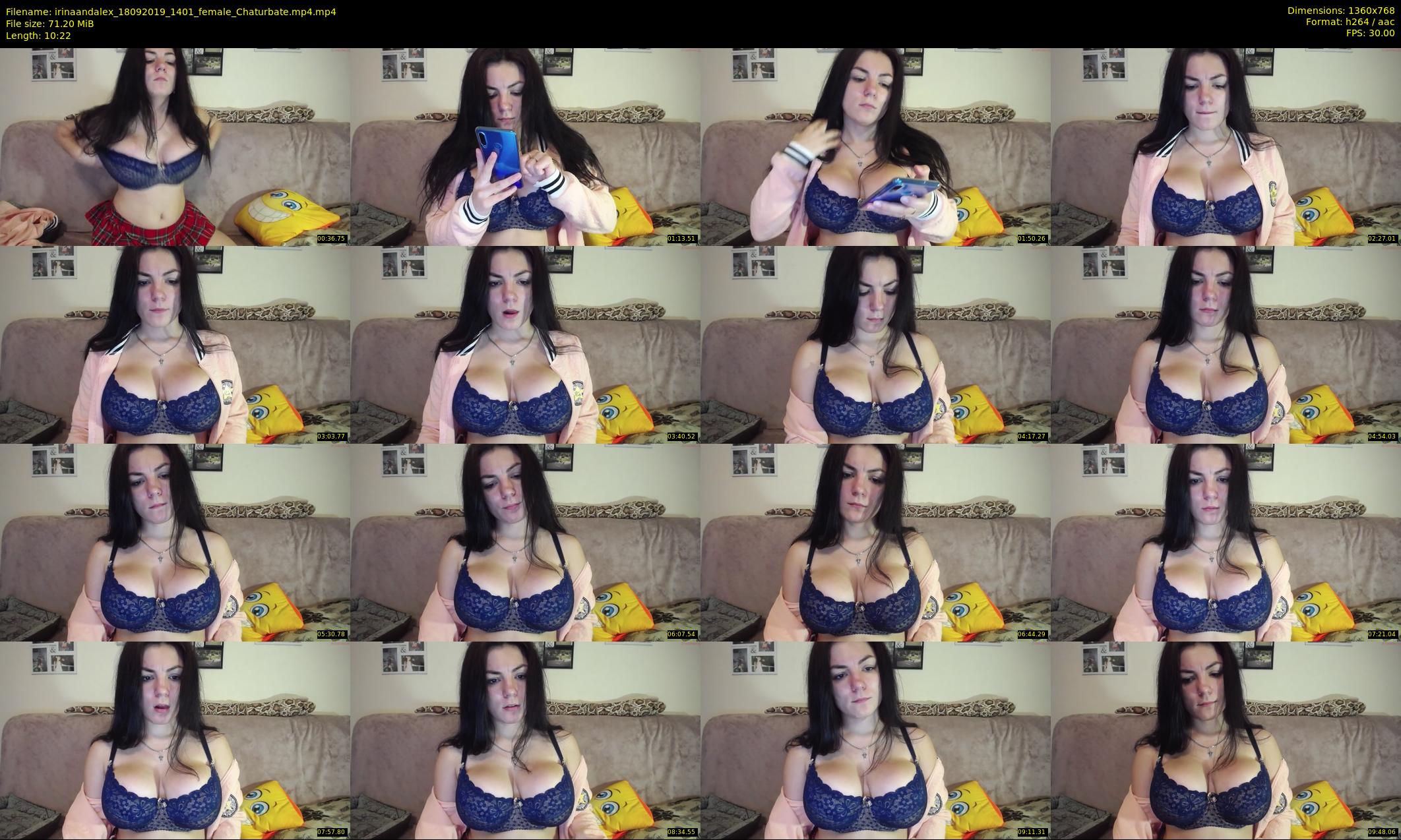 irinaandalex — 11 minute Chaturbate couple cam show recording, 720p, Sep 18, 2019
