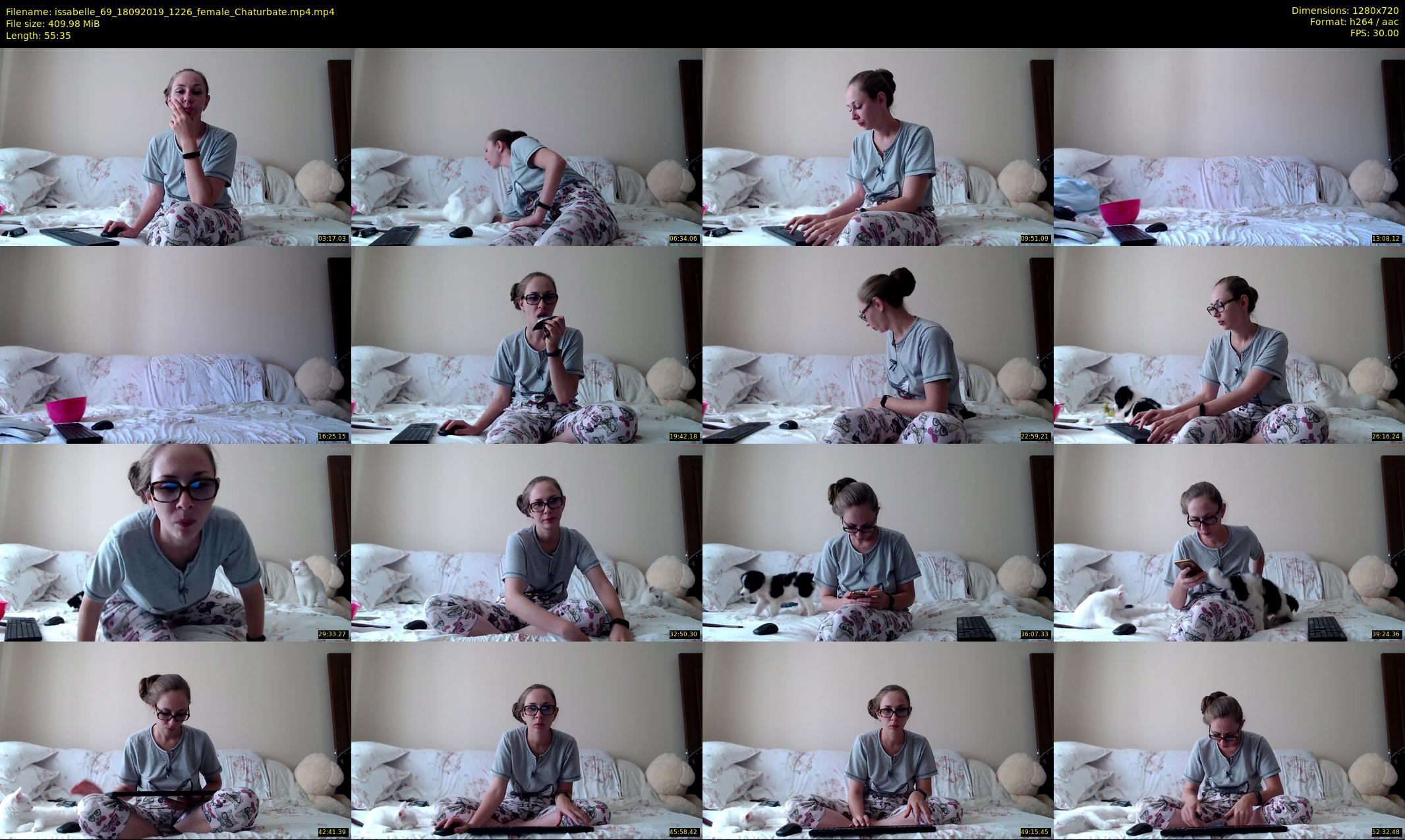 issabelle_69 — 56 minute Chaturbate couple cam show recording, 720p, Sep 18, 2019