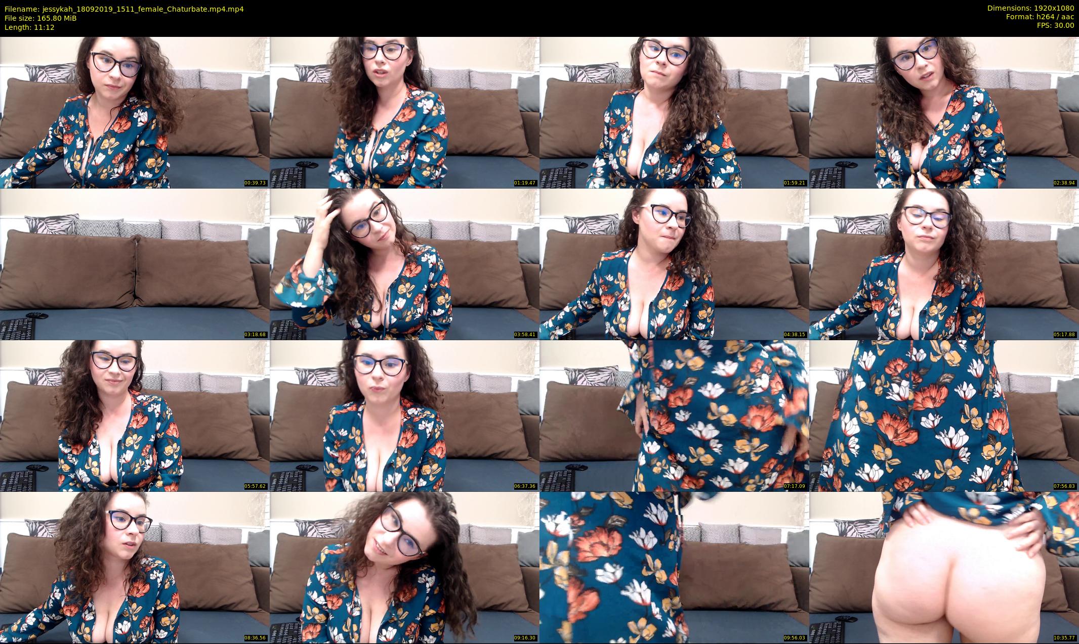 jessykah — 12 minute Chaturbate female cam show recording, 1080p, Sep 18, 2019
