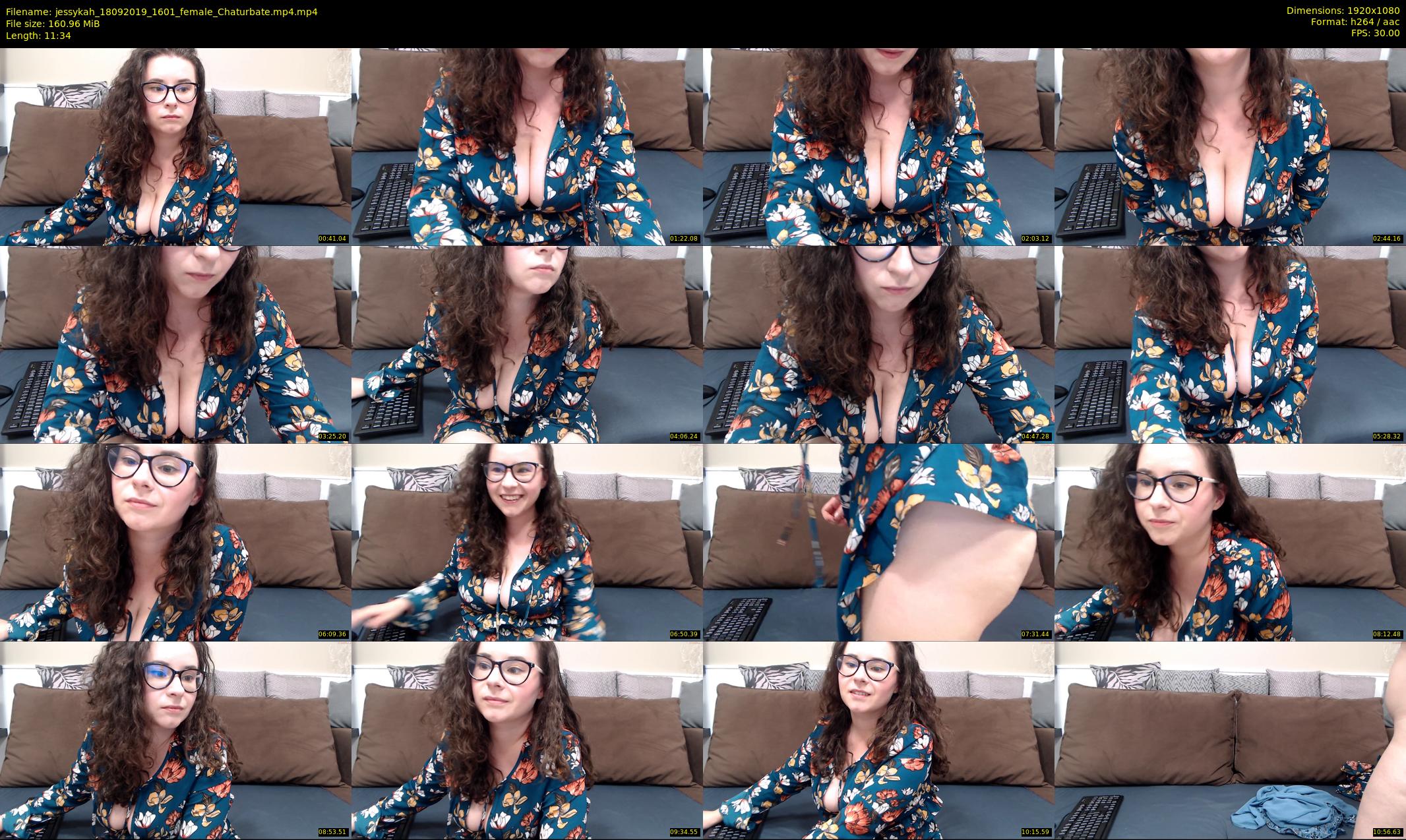 jessykah — 12 minute Chaturbate female cam show recording, 1080p, Sep 18, 2019