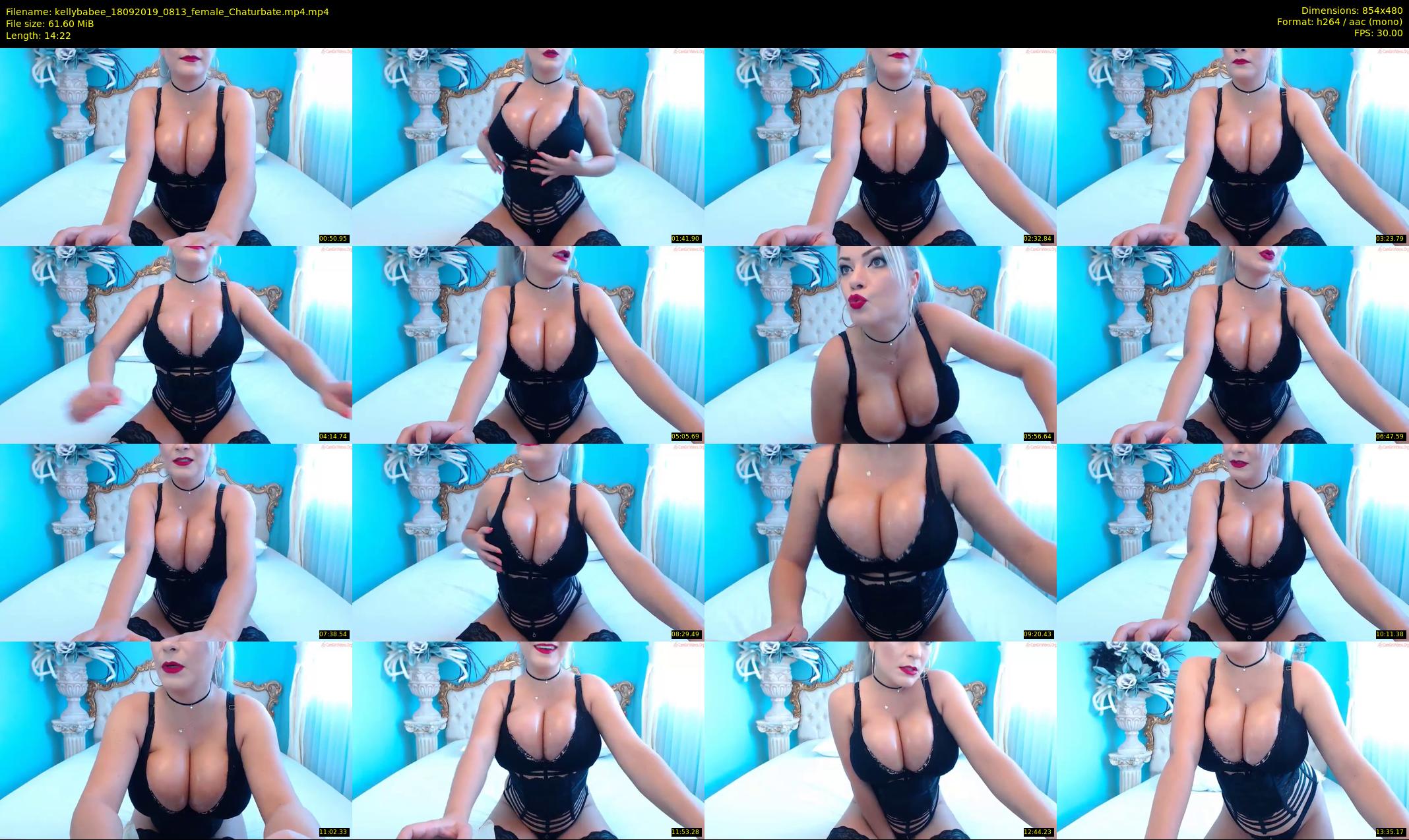 kellybabee — 15 minute Chaturbate female cam show recording, 480p, Sep 18, 2019