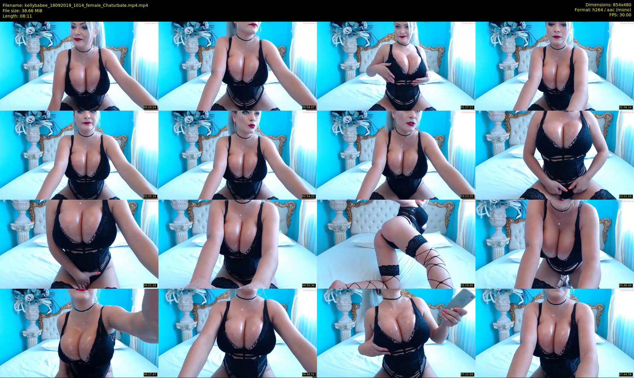 kellybabee — 9 minute Chaturbate female cam show recording, 480p, Sep 18, 2019