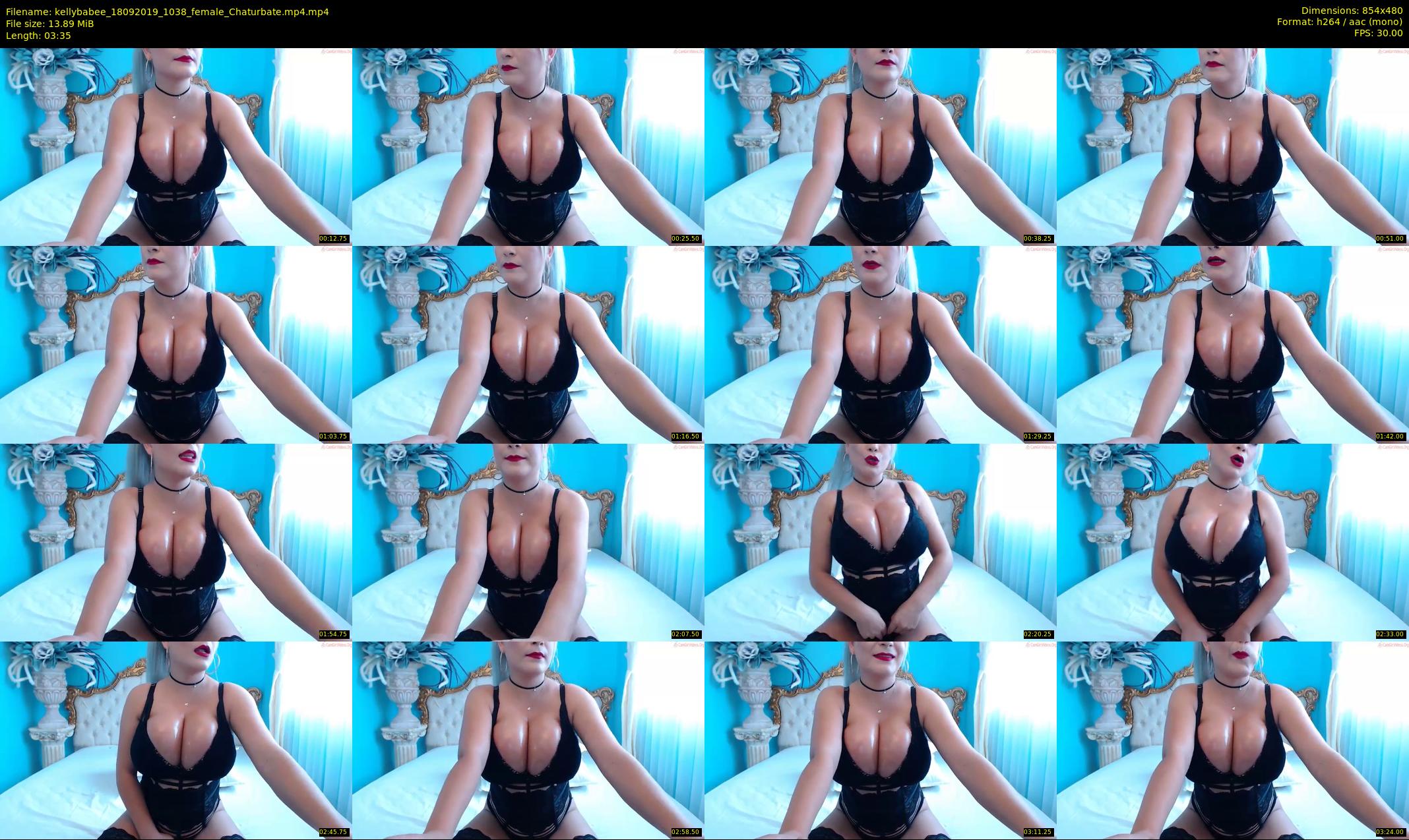 kellybabee — 4 minute Chaturbate female cam show recording, 480p, Sep 18, 2019
