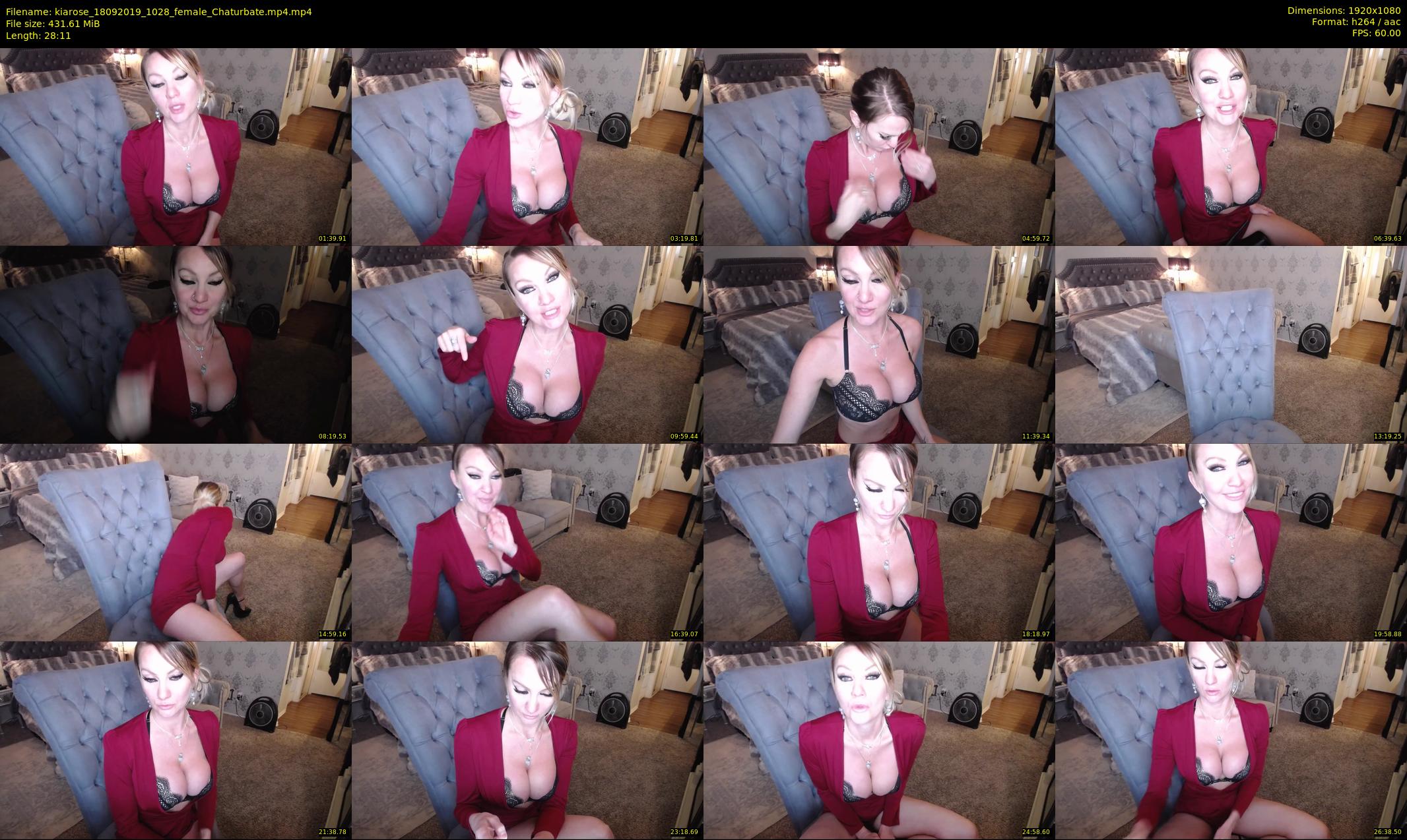 kiarose — 29 minute Chaturbate female cam show recording, 1080p, Sep 18, 2019