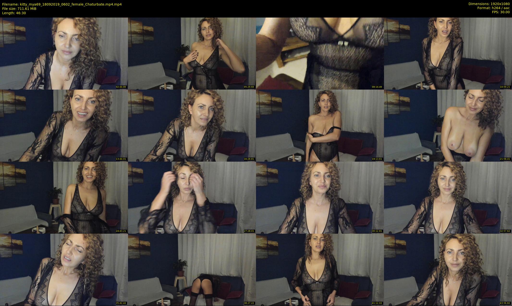 kitty_mya69 — 47 minute Chaturbate female cam show recording, 1080p, Sep 18, 2019