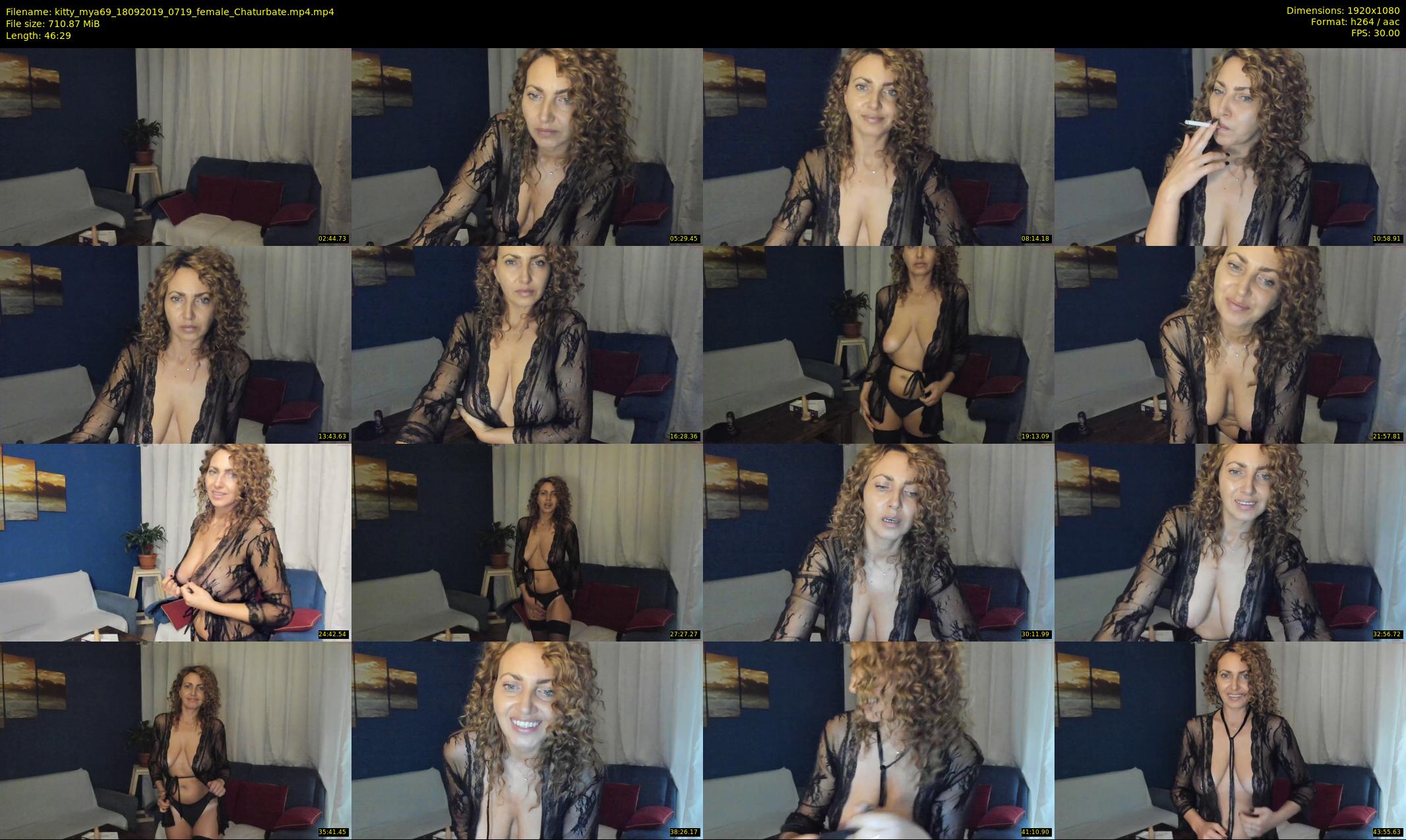 kitty_mya69 — 47 minute Chaturbate female cam show recording, 1080p, Sep 18, 2019