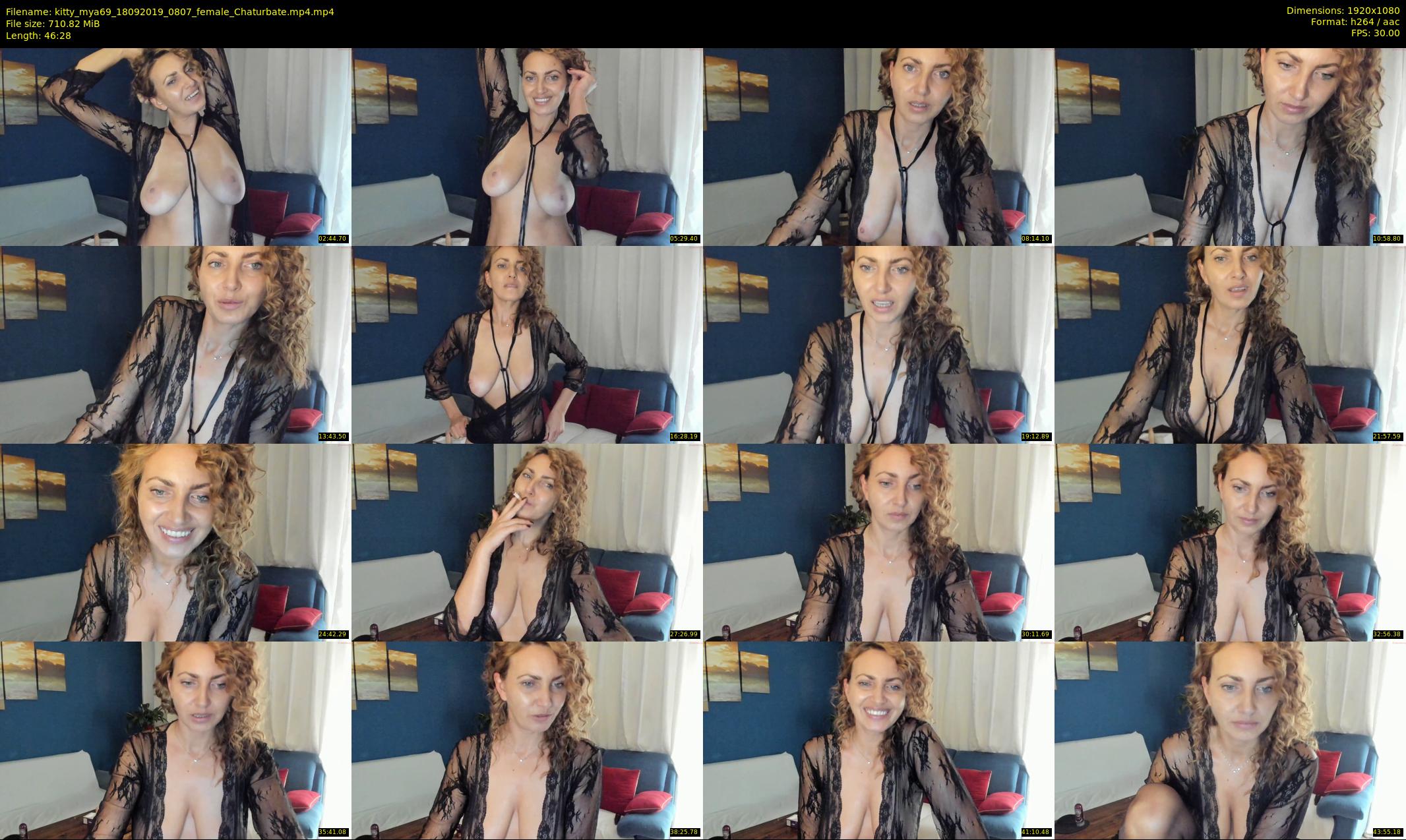 kitty_mya69 — 47 minute Chaturbate female cam show recording, 1080p, Sep 18, 2019