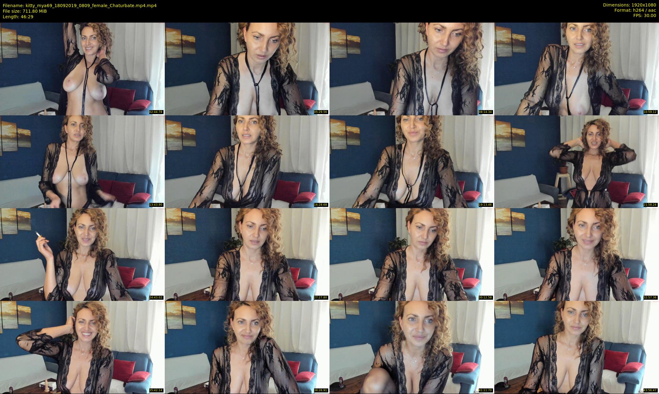 kitty_mya69 — 47 minute Chaturbate female cam show recording, 1080p, Sep 18, 2019