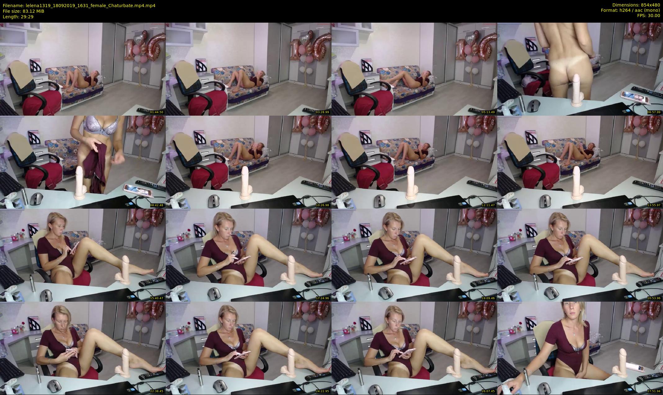 lelena1319 — 30 minute Chaturbate female cam show recording, 480p, Sep 18, 2019