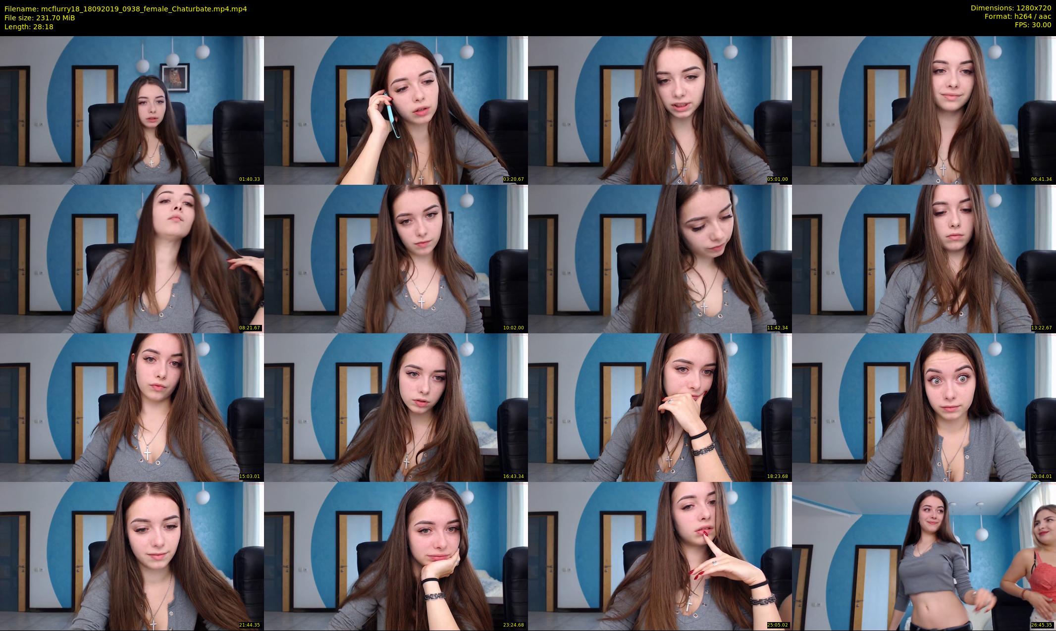 mcflurry18 — 29 minute Chaturbate female cam show recording, 720p, Sep 18, 2019