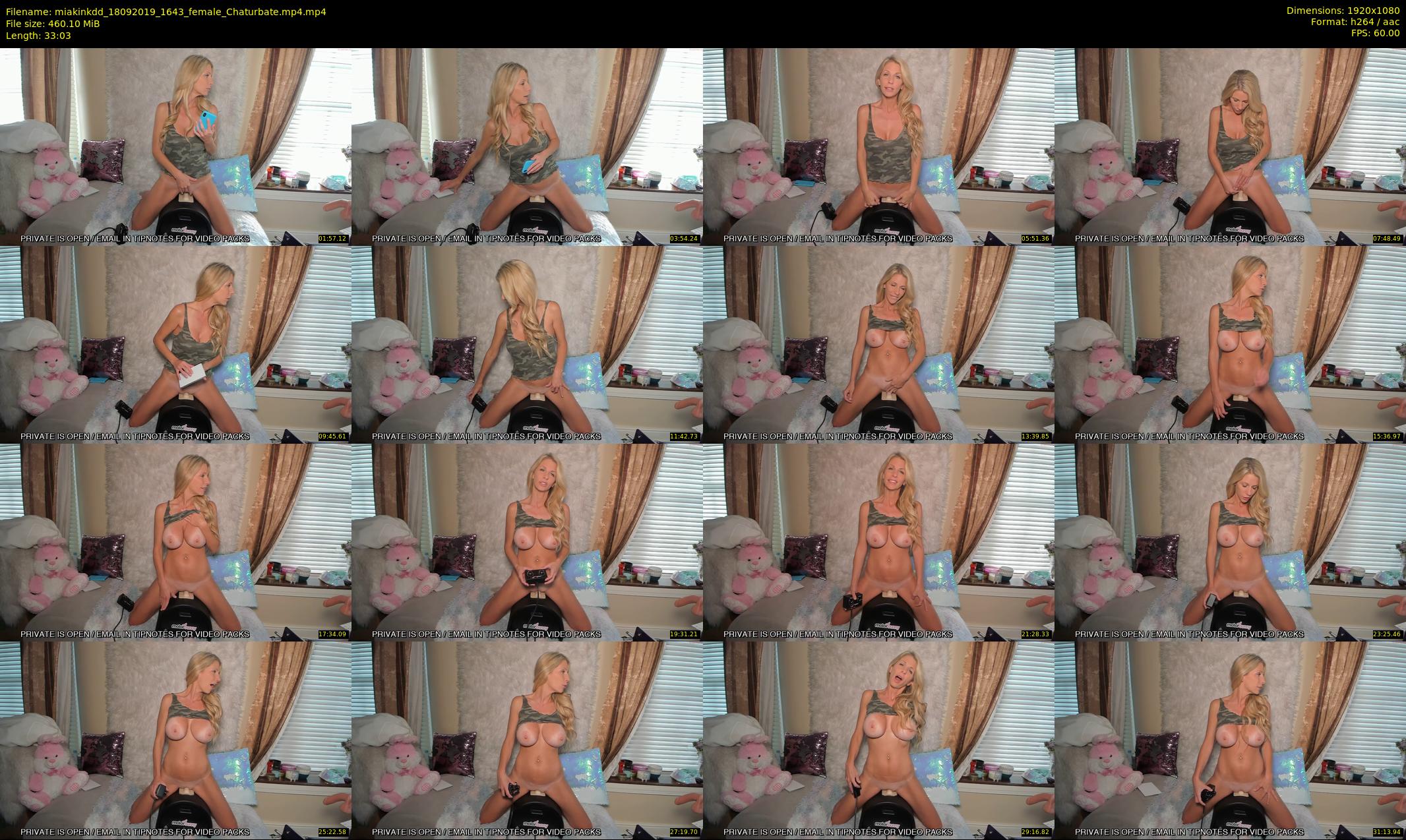 miakinkdd — 34 minute Chaturbate female cam show recording, 1080p, Sep 18, 2019