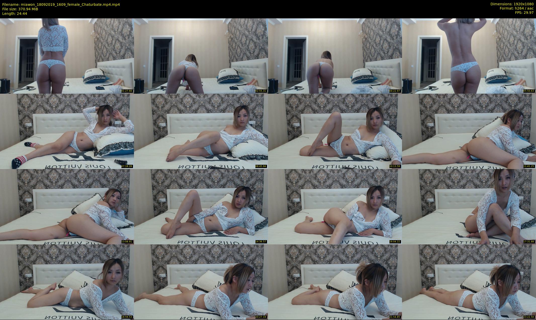 miawon — 25 minute Chaturbate female cam show recording, 1080p, Sep 18, 2019