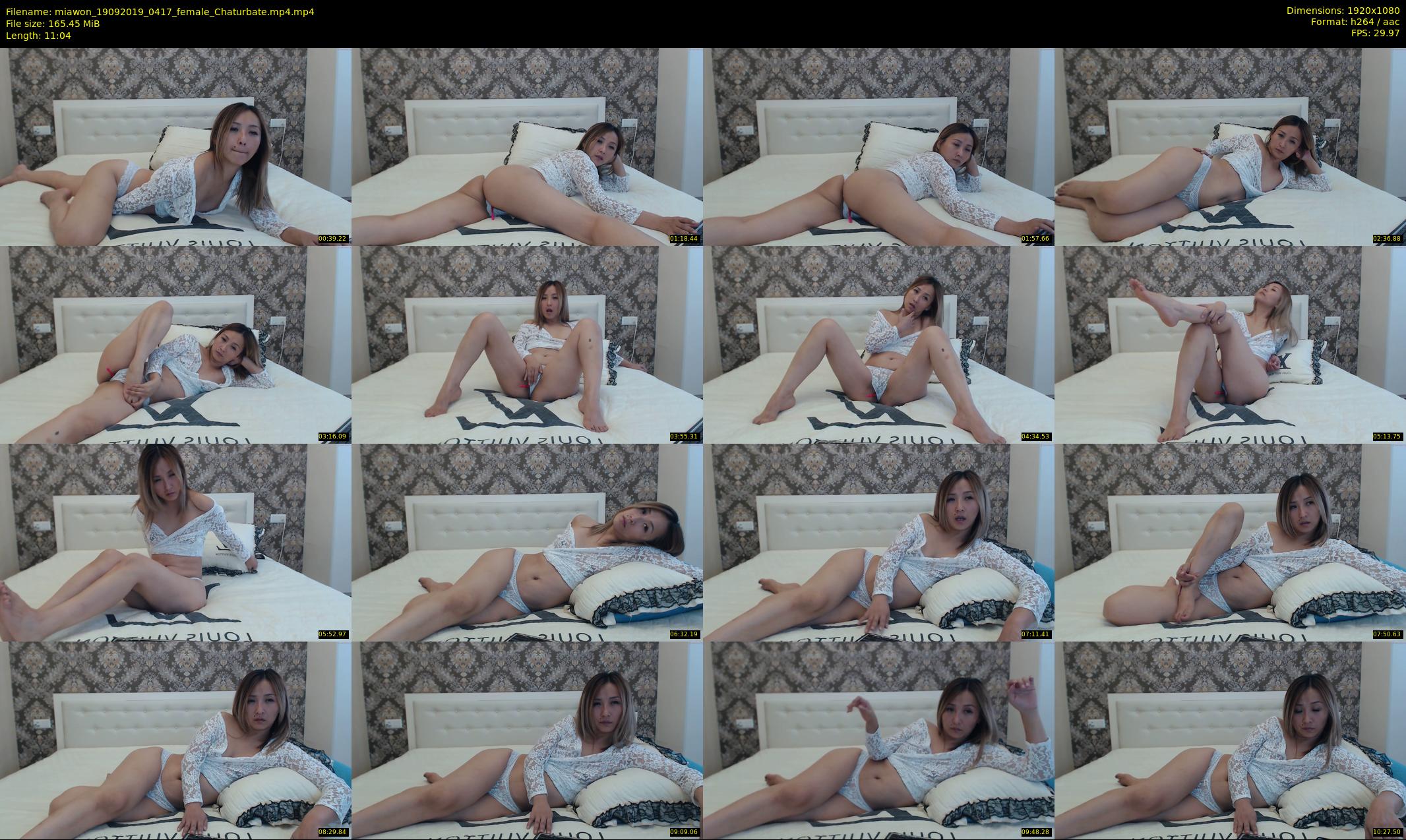 miawon — 12 minute Chaturbate female cam show recording, 1080p, Sep 19, 2019
