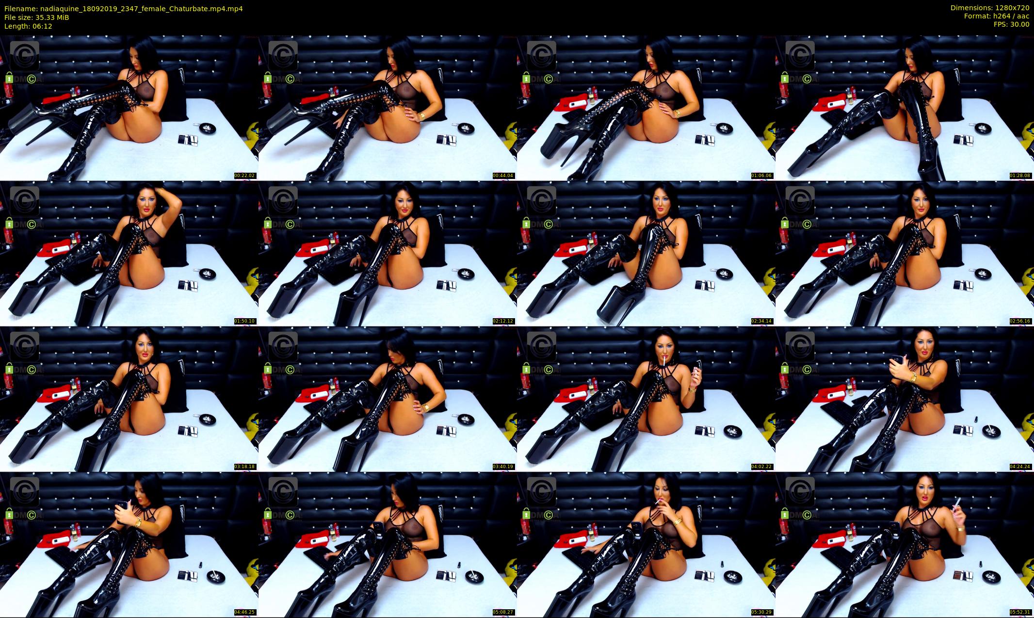 nadiaquine — 7 minute Chaturbate female cam show recording, 720p, Sep 18, 2019