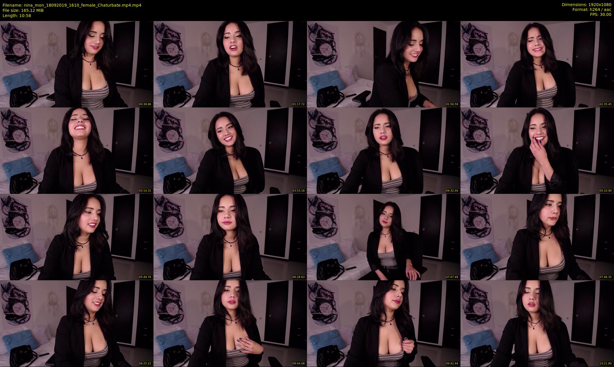 nina_mon — 11 minute Chaturbate female cam show recording, 1080p, Sep 18, 2019