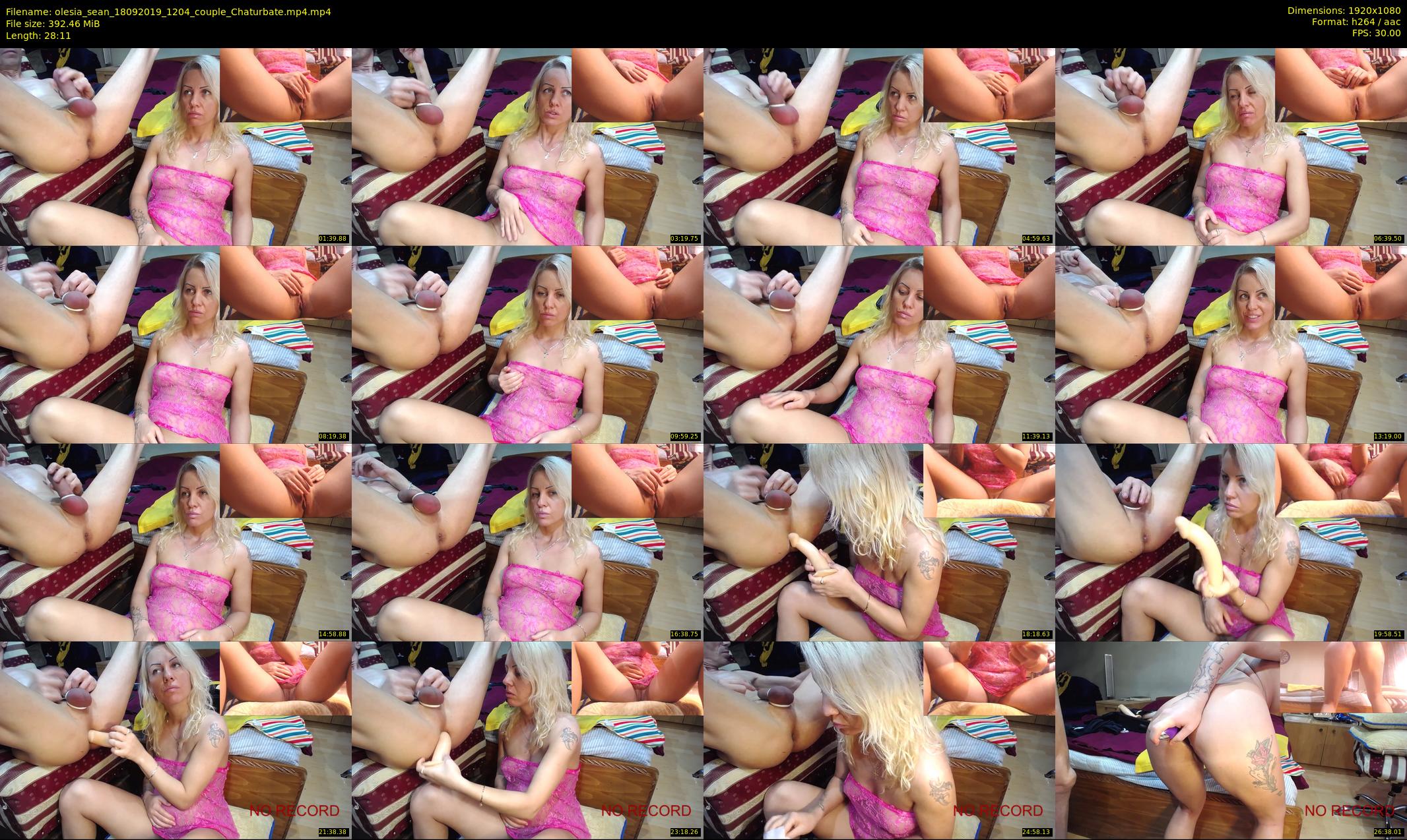 olesia_sean — 29 minute Chaturbate couple cam show recording, 1080p, Sep 18, 2019