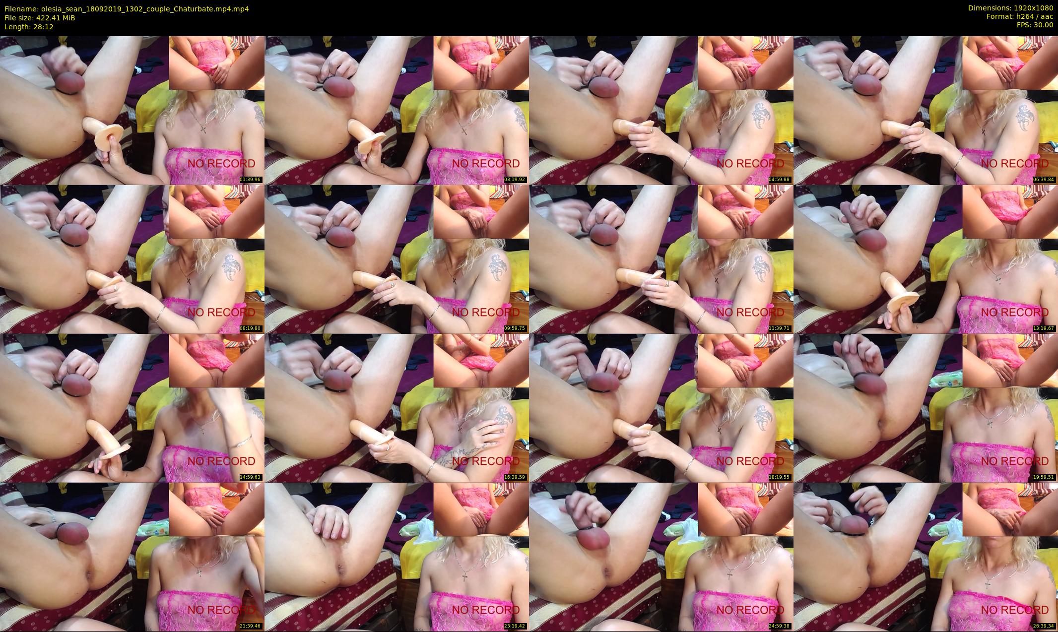 olesia_sean — 29 minute Chaturbate couple cam show recording, 1080p, Sep 18, 2019