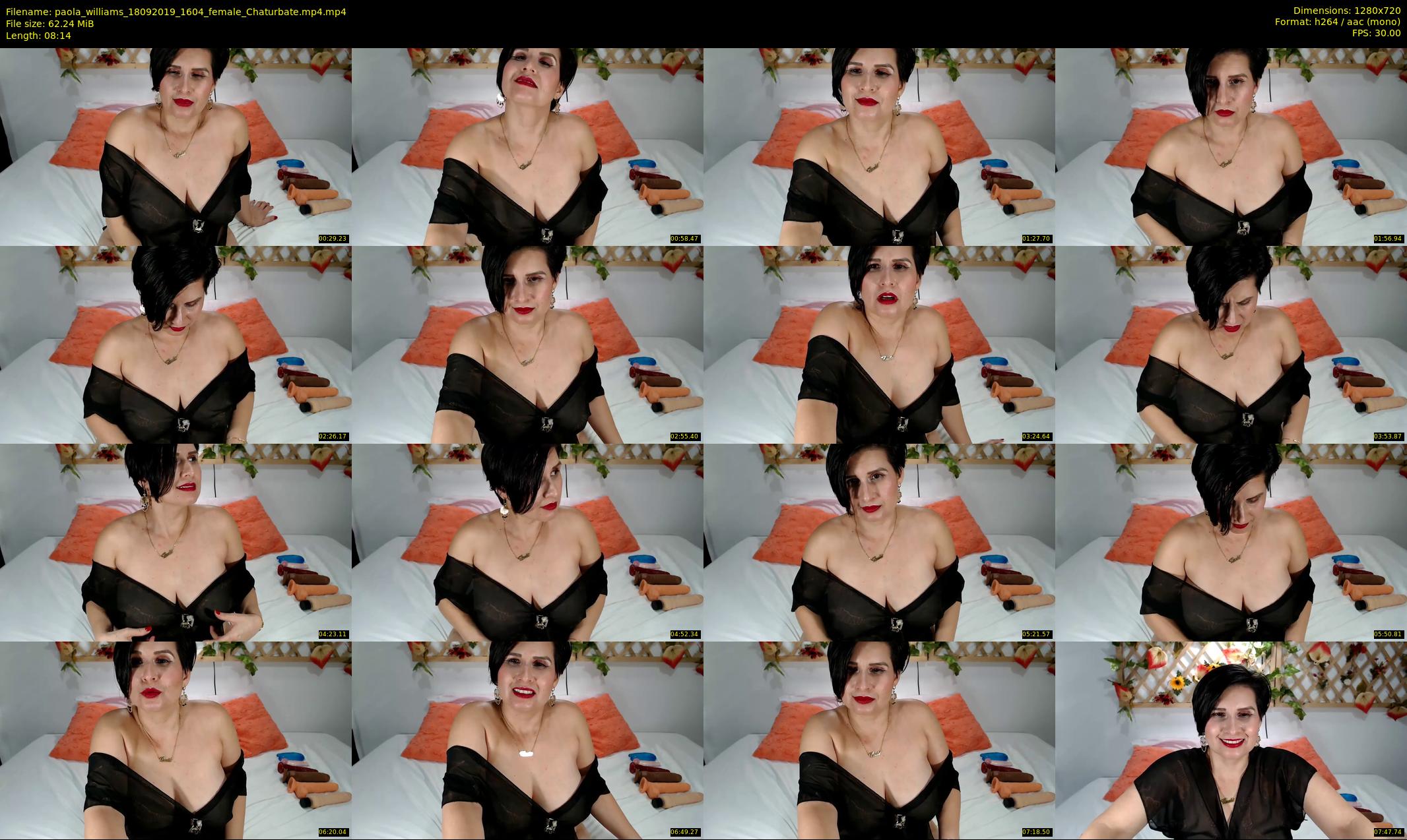 paola_williams — 9 minute Chaturbate female cam show recording, 720p, Sep 18, 2019