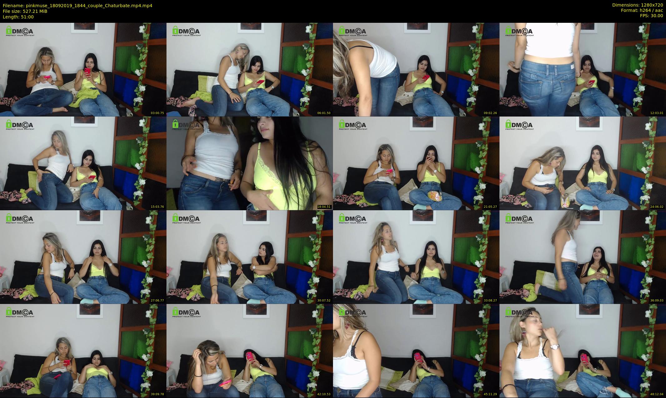 pinkmuse — 51 minute Chaturbate couple cam show recording, 720p, Sep 18, 2019