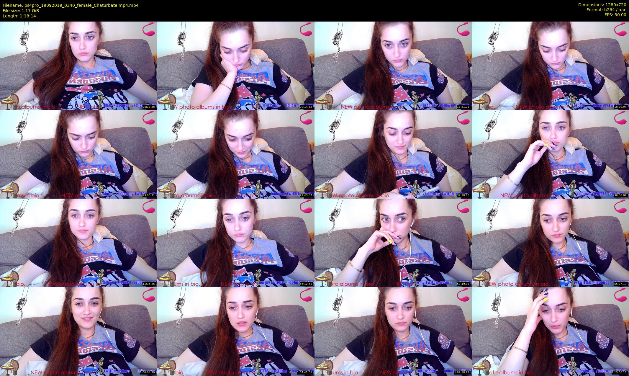 ps4pro — 79 minute Chaturbate female cam show recording, 720p, Sep 19, 2019