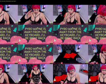 pyrowayne — 43 minute Chaturbate female cam show recording, 720p, Sep 19, 2019