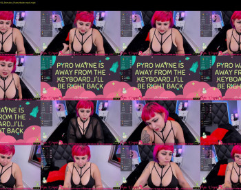 pyrowayne — 43 minute Chaturbate female cam show recording, 720p, Sep 19, 2019