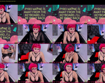 pyrowayne — 43 minute Chaturbate female cam show recording, 720p, Sep 19, 2019