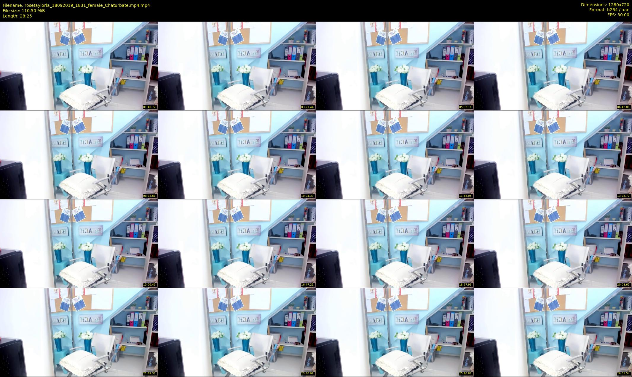 rosetaylorla — 29 minute Chaturbate female cam show recording, 720p, Sep 18, 2019