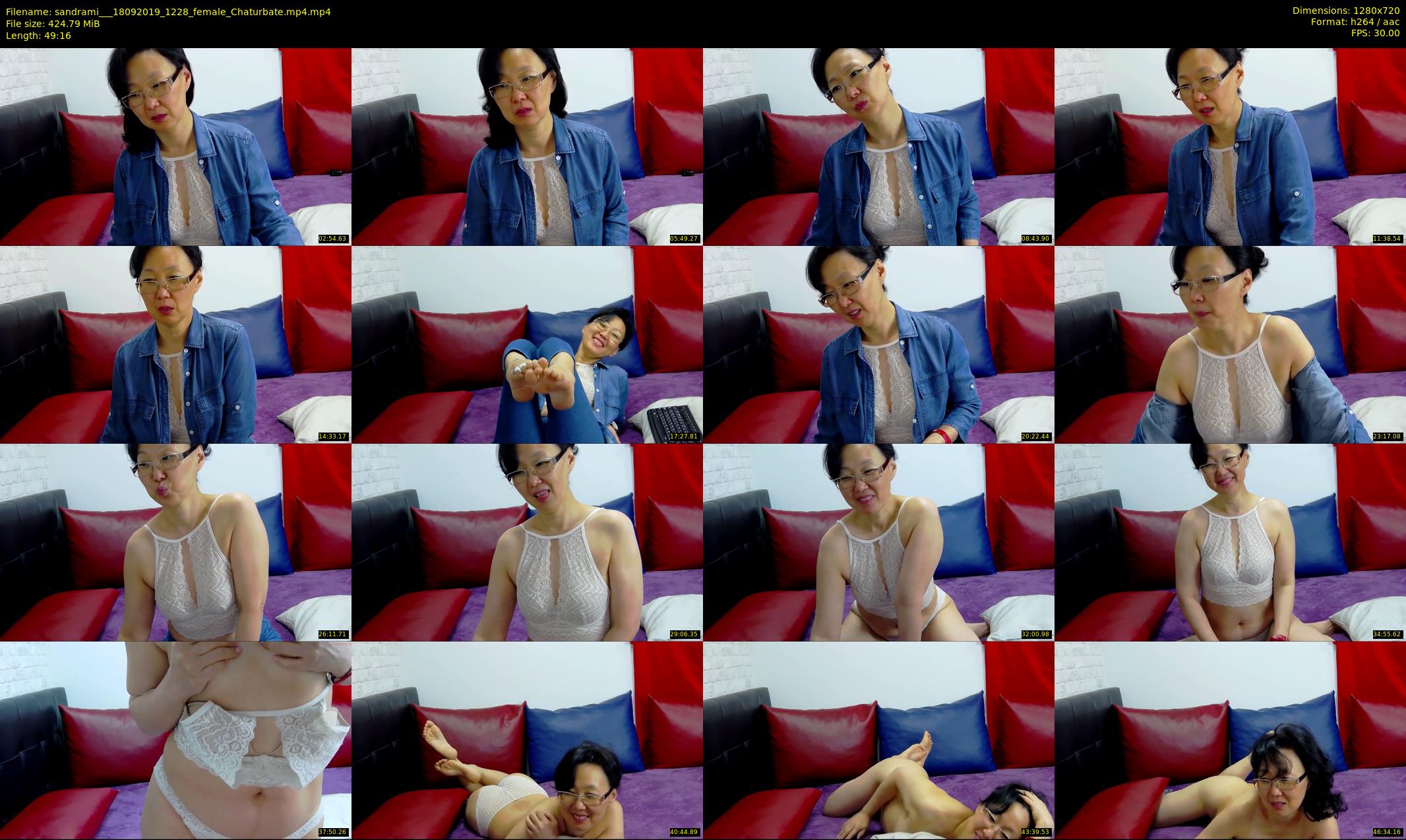 sandrami__ — 50 minute Chaturbate female cam show recording, 720p, Sep 18, 2019